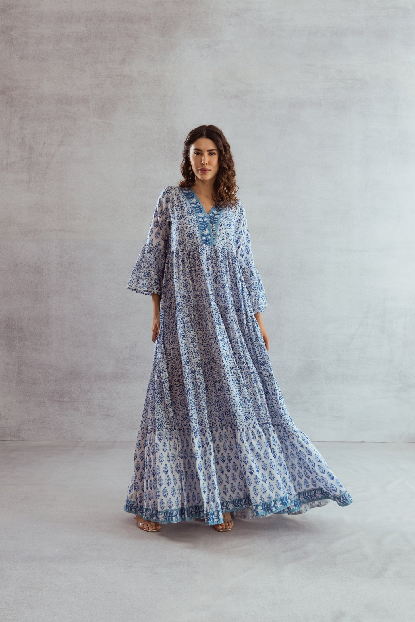 Roca tier Ruffle Dress