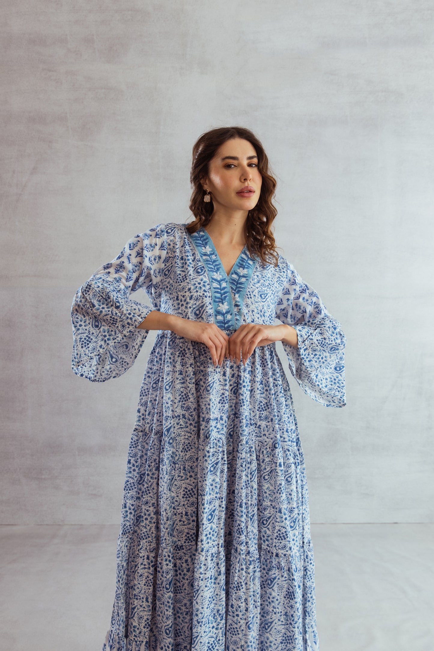 Roca tier Ruffle Dress