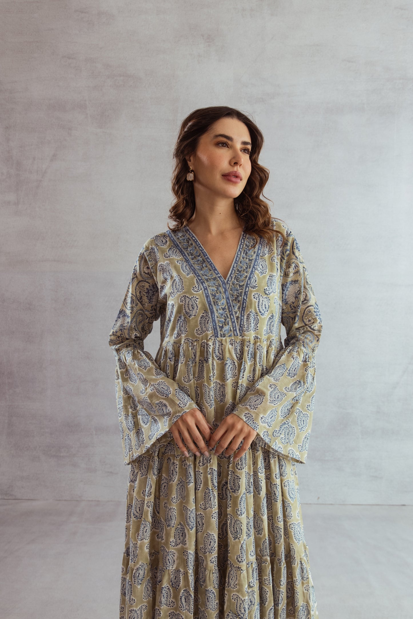 Reem Tier Ruffle Dress