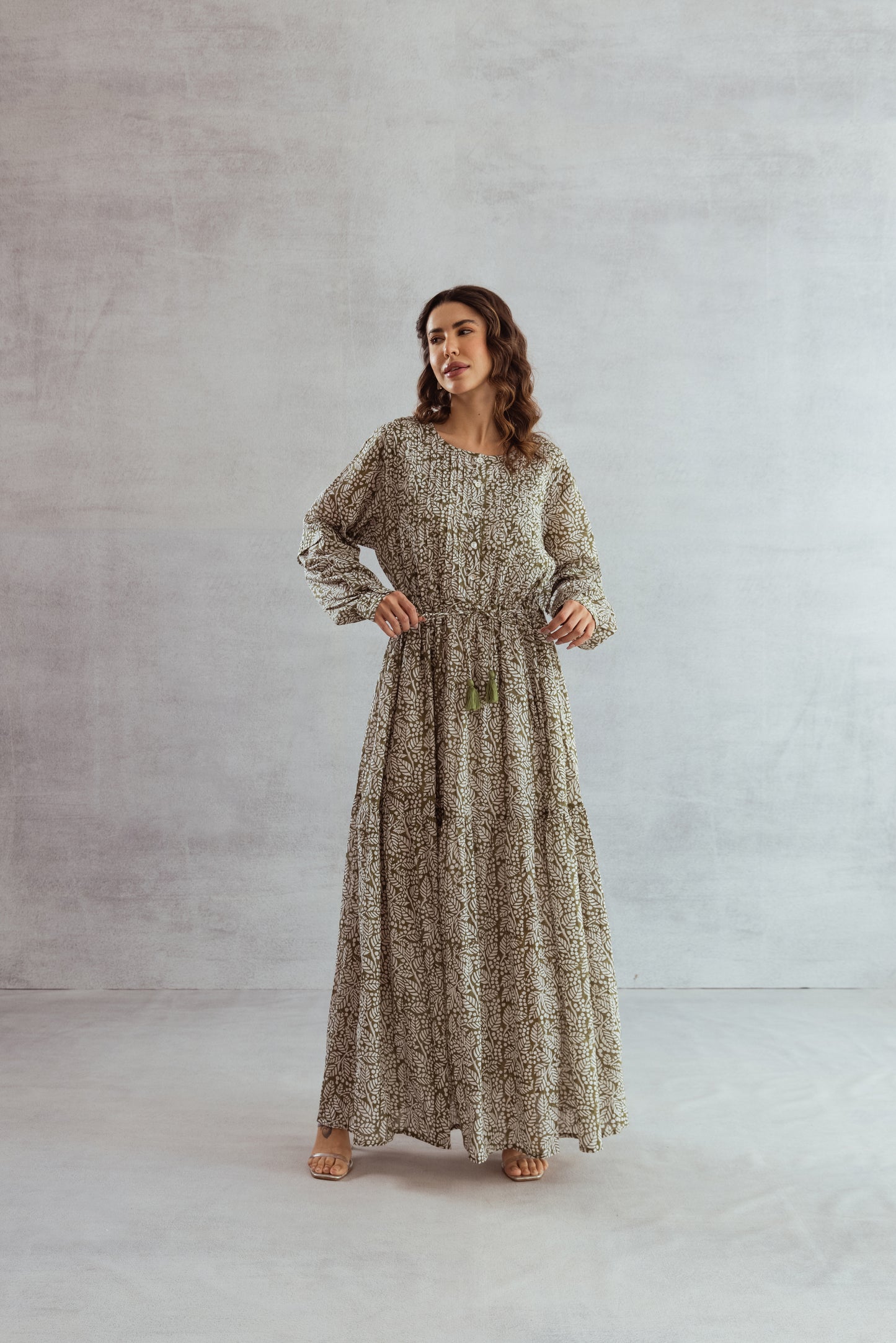 Hensa Tier Ruffle Dress