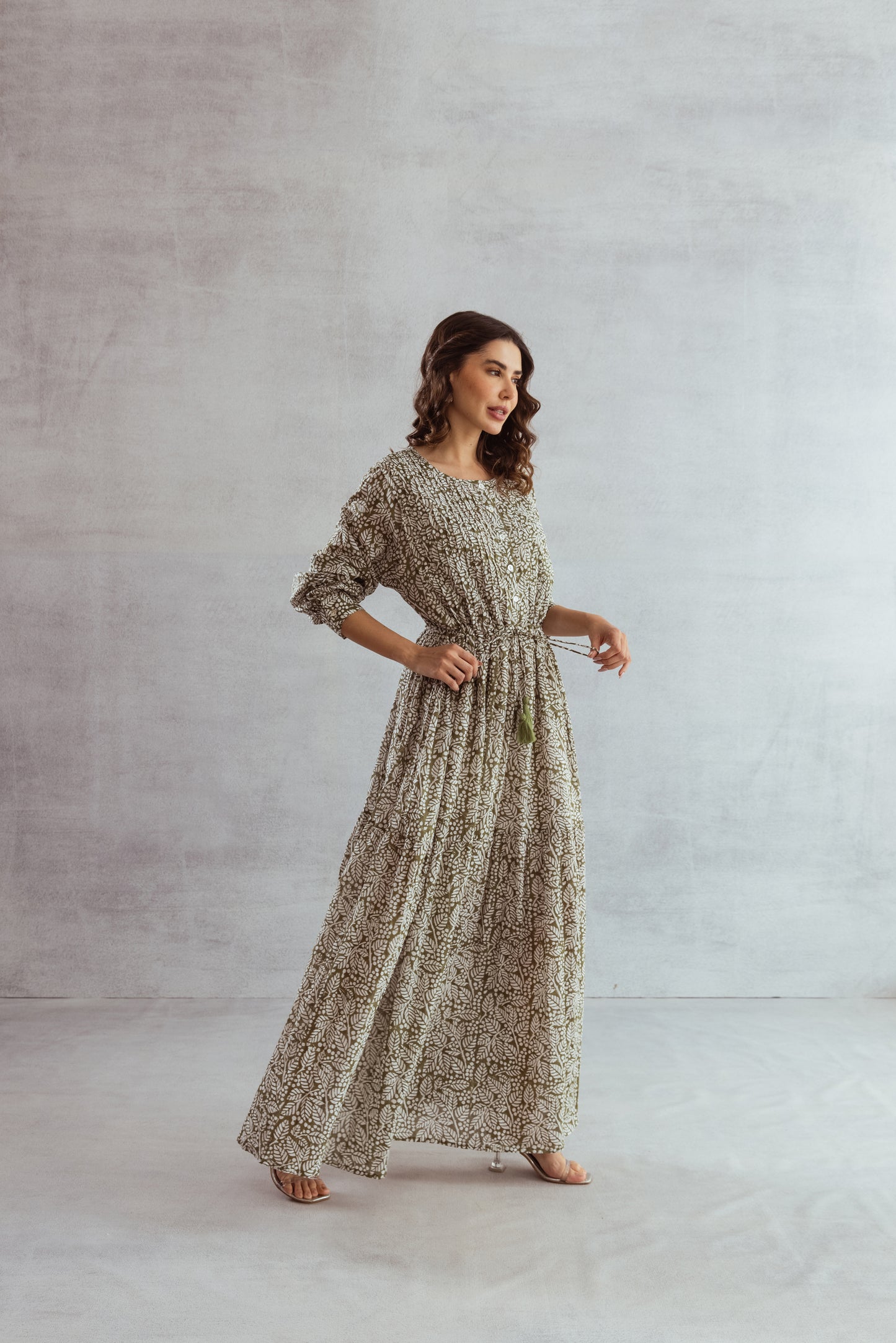 Hensa Tier Ruffle Dress