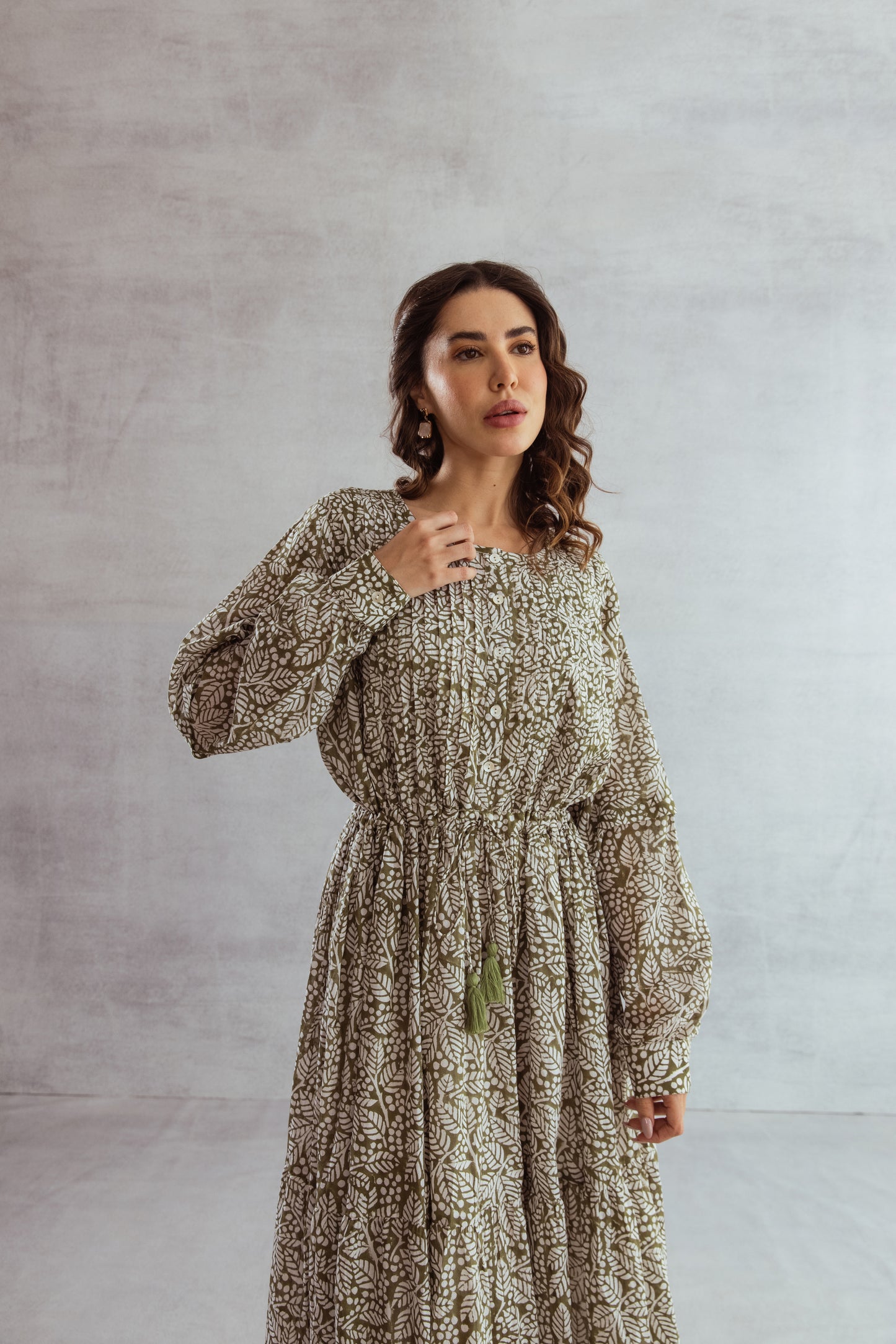 Hensa Tier Ruffle Dress