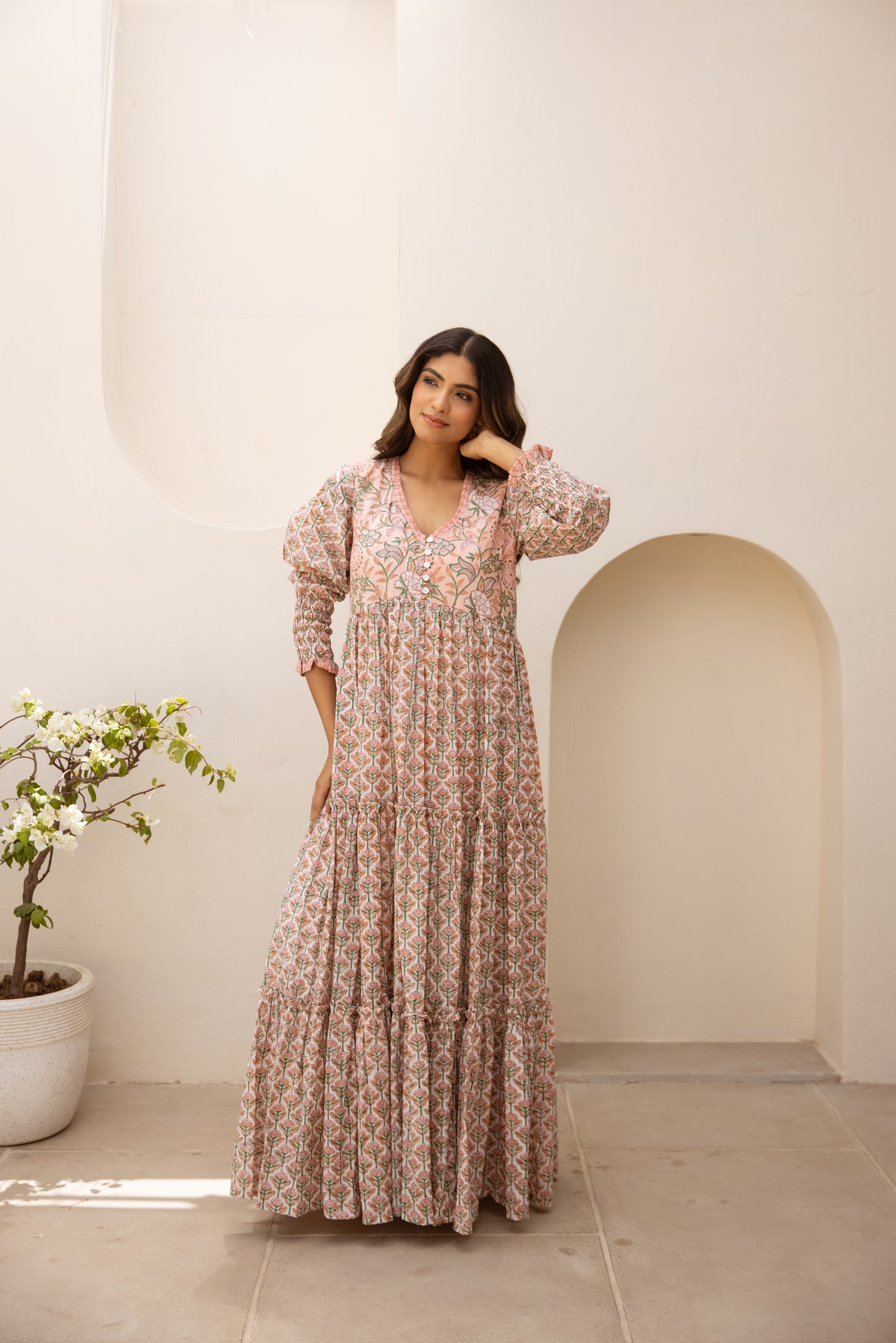 Salsa Tier Ruffle Dress