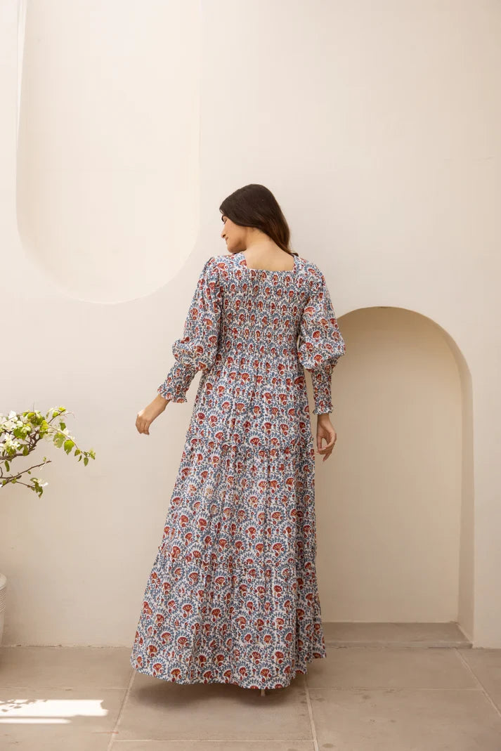 Yami Shirred Tier Dress