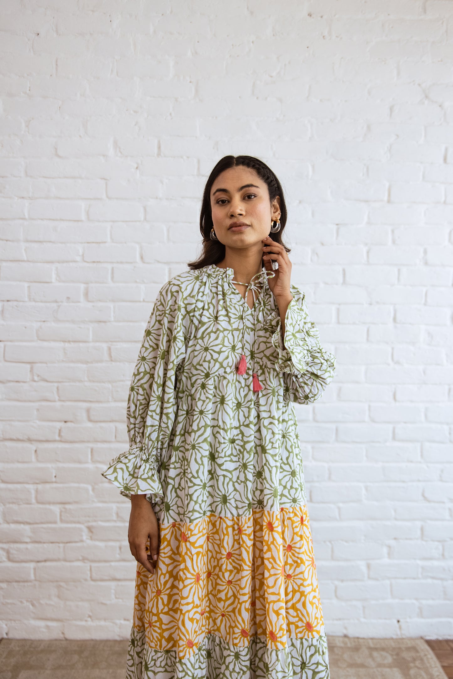Gufel tier Ruffle Dress