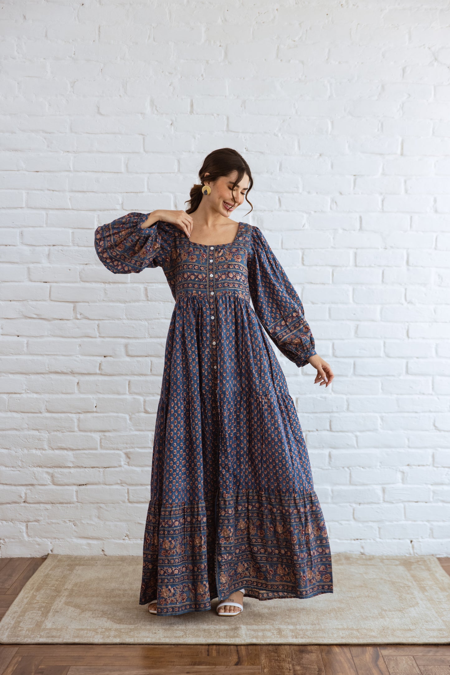 Aurora tier Ruffle Dress