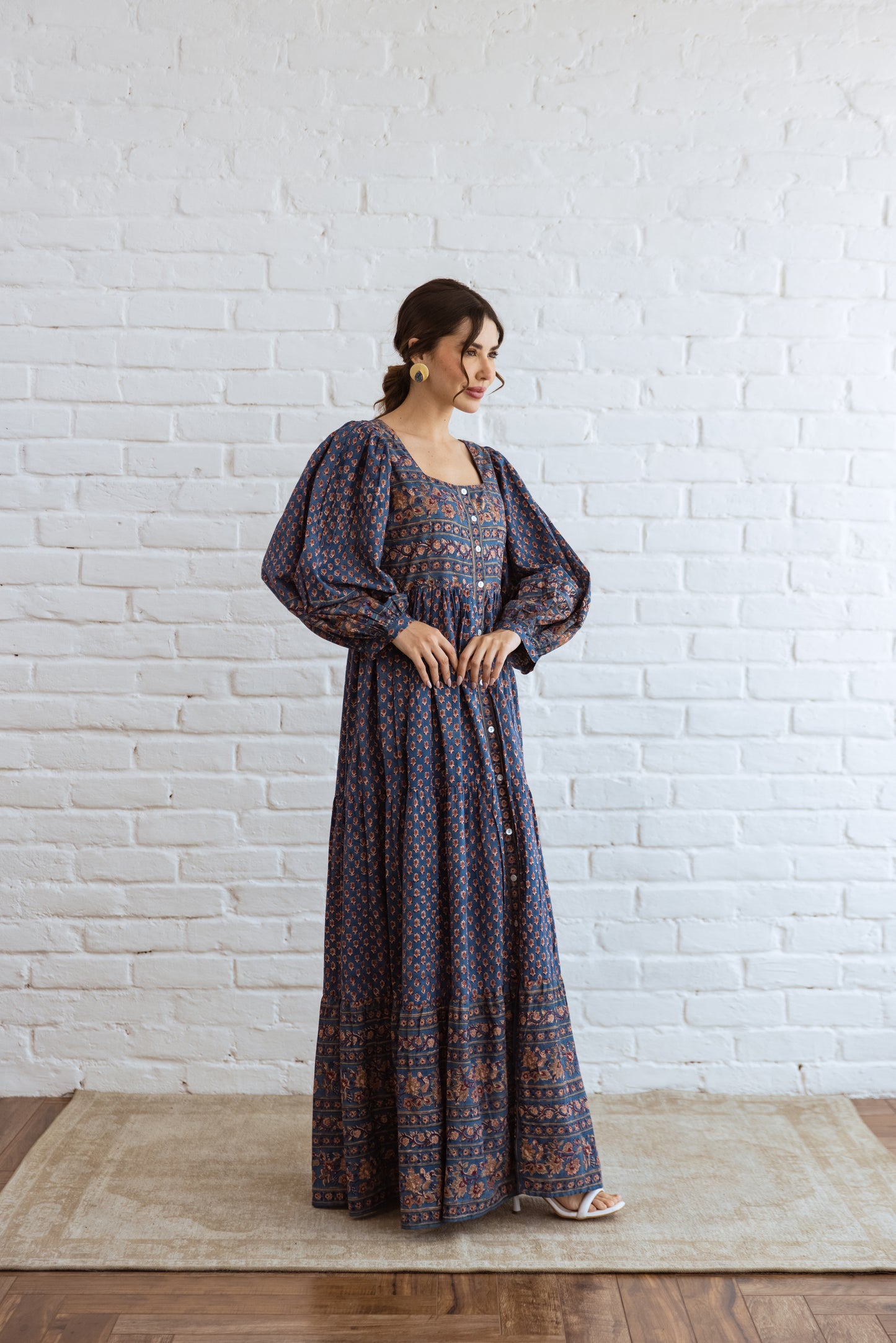 Aurora tier Ruffle Dress