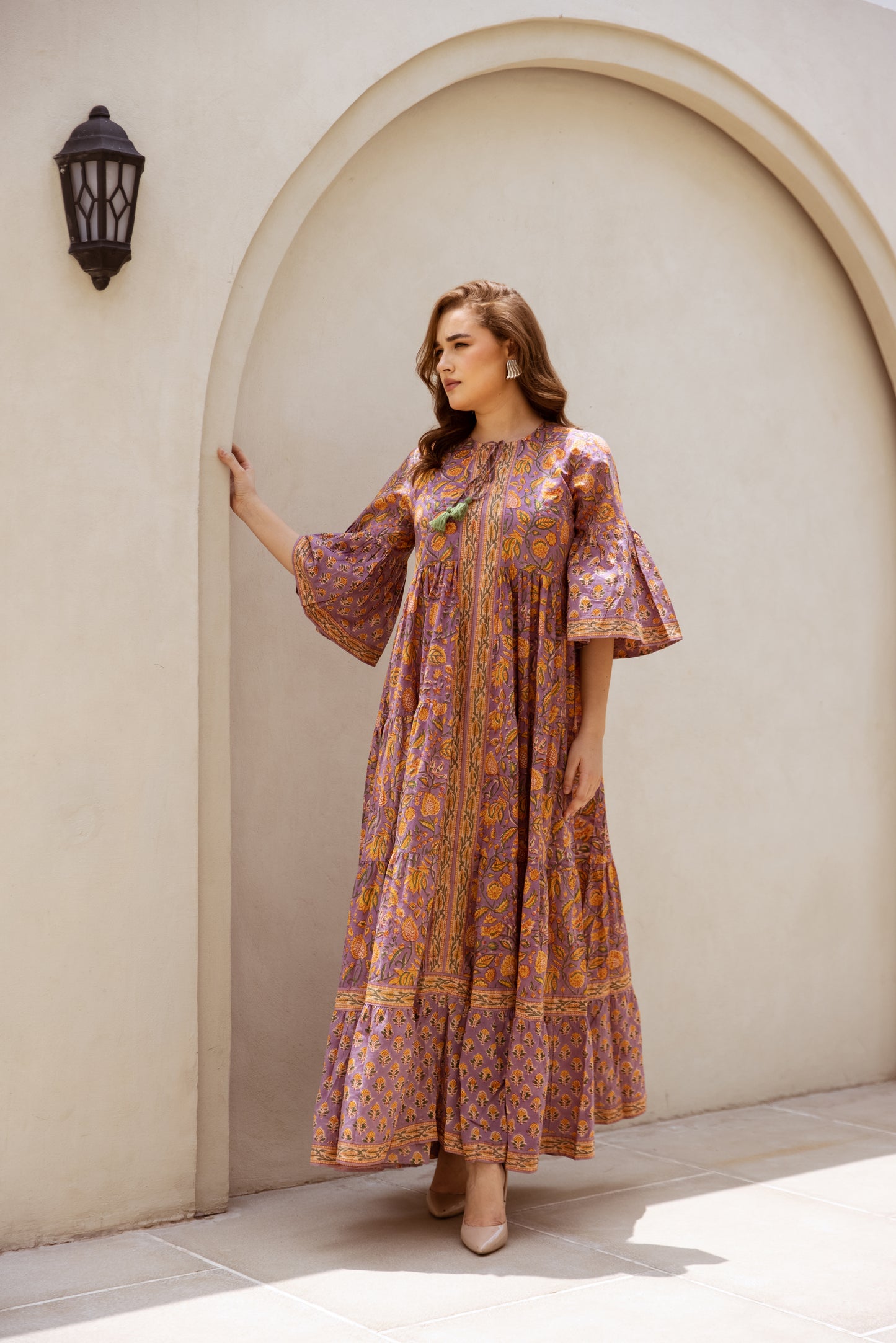 Malati Tier Ruffle Dress