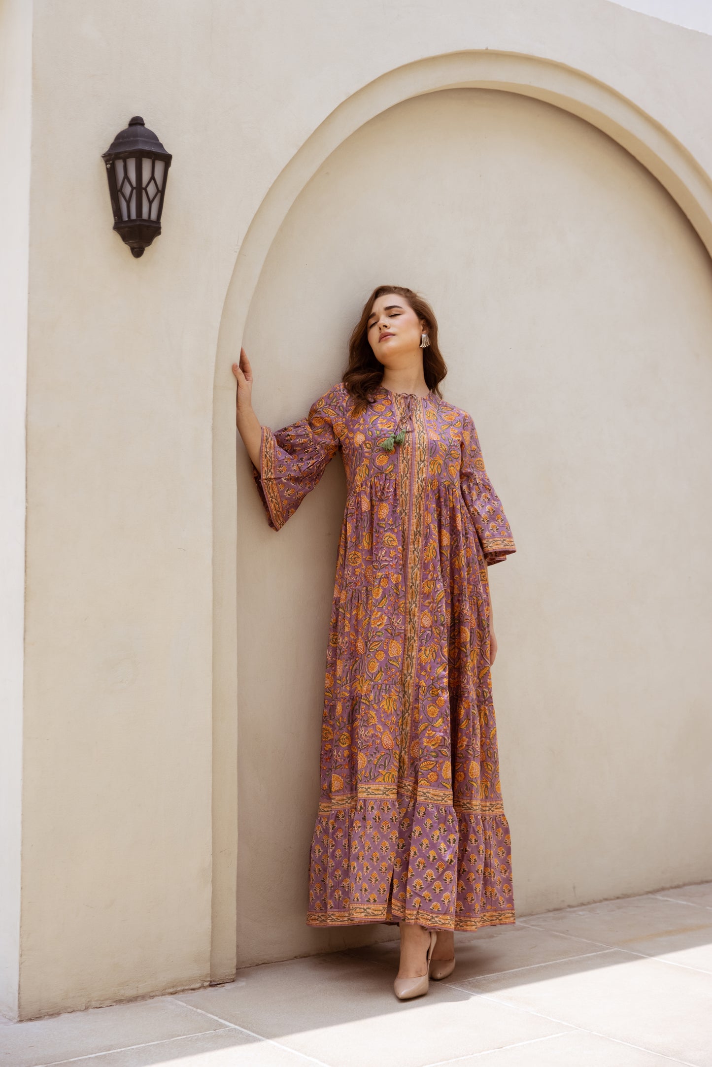 Malati Tier Ruffle Dress