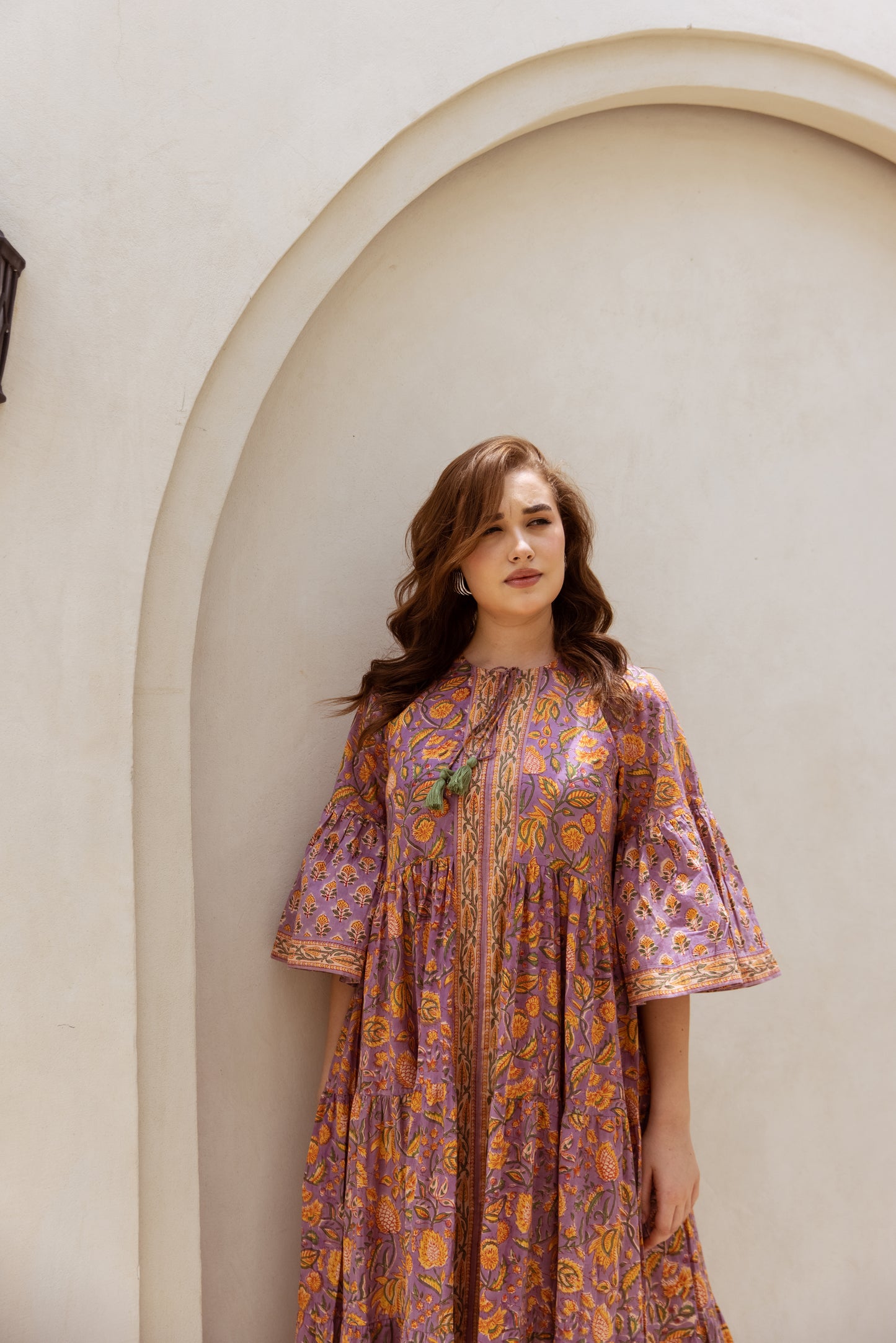 Malati Tier Ruffle Dress