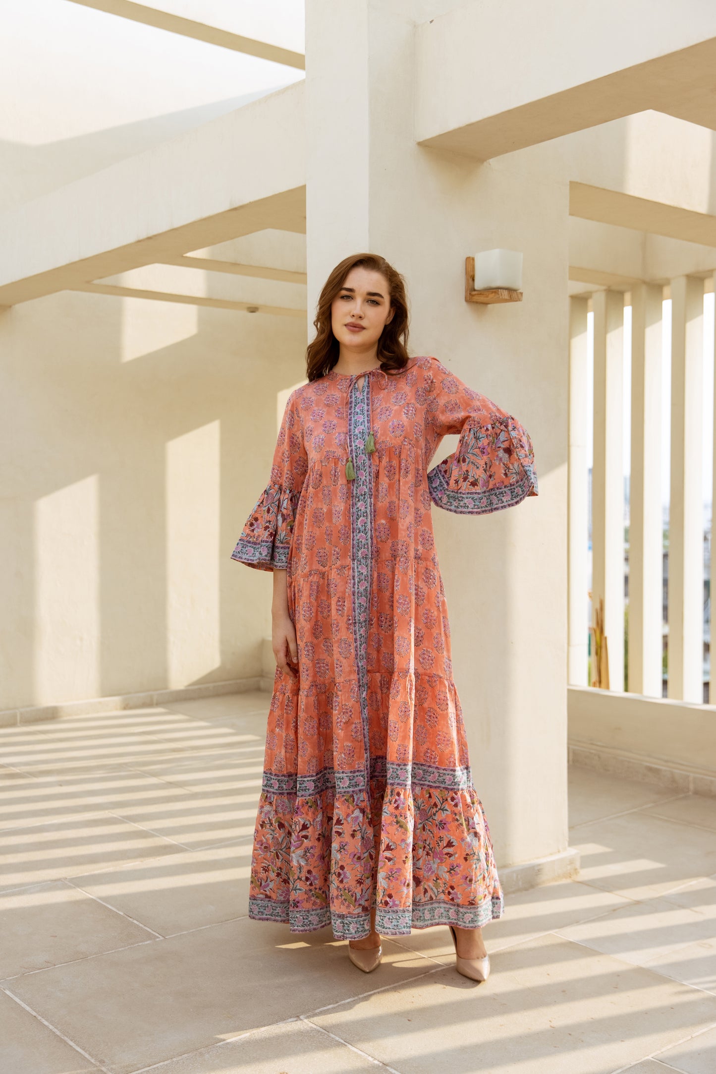 Sorti Tier Ruffle Dress