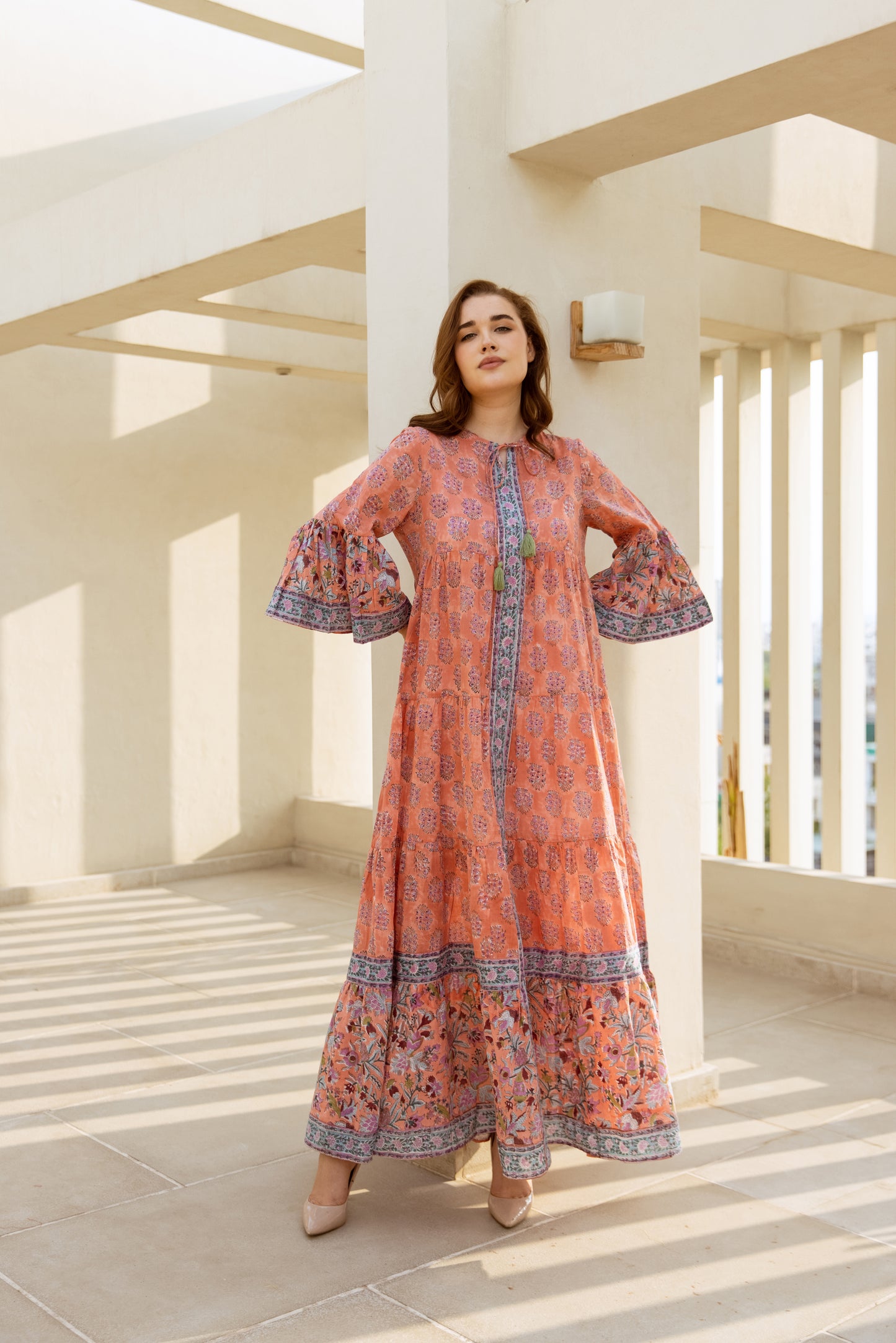 Sorti Tier Ruffle Dress