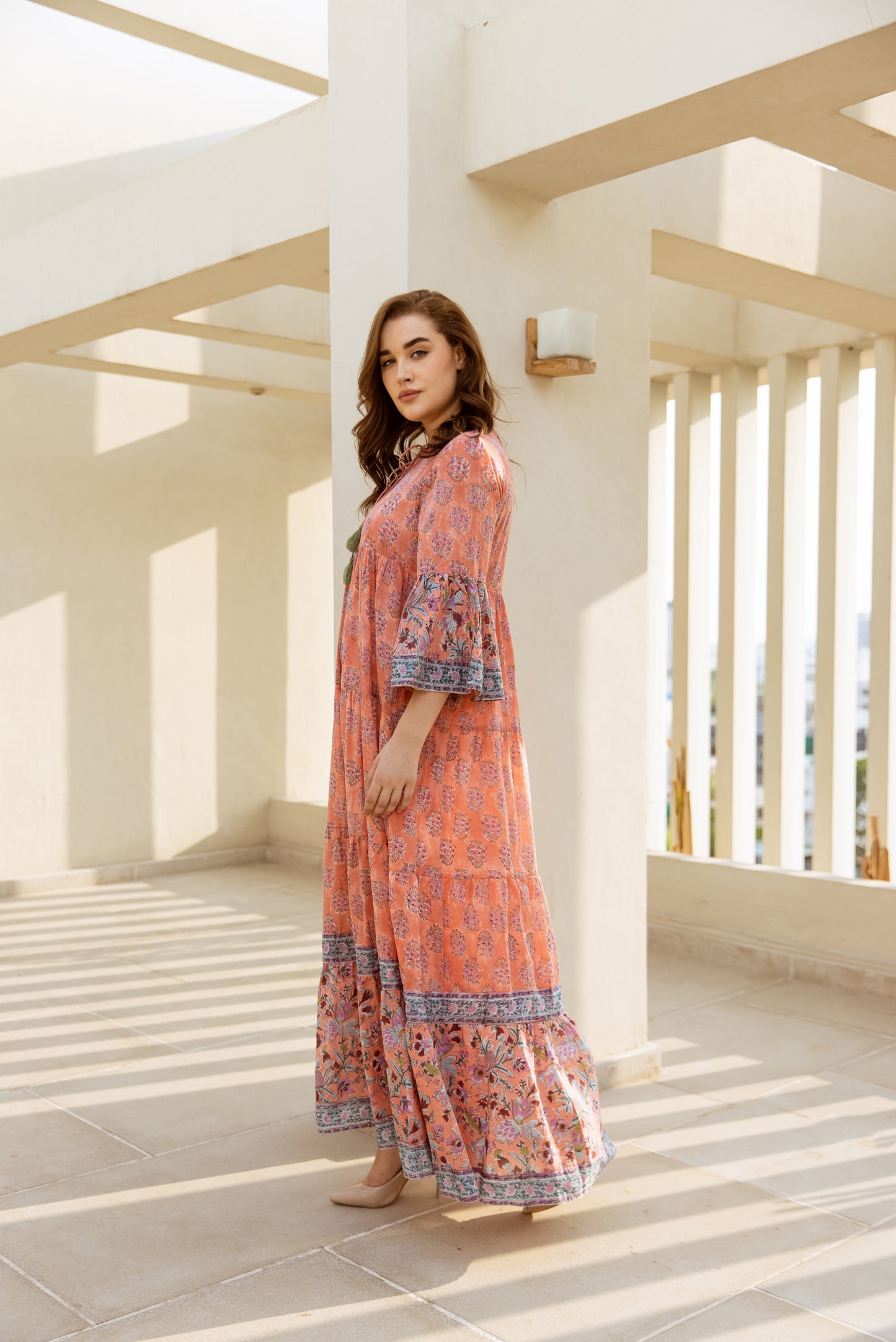 Sorti Tier Ruffle Dress