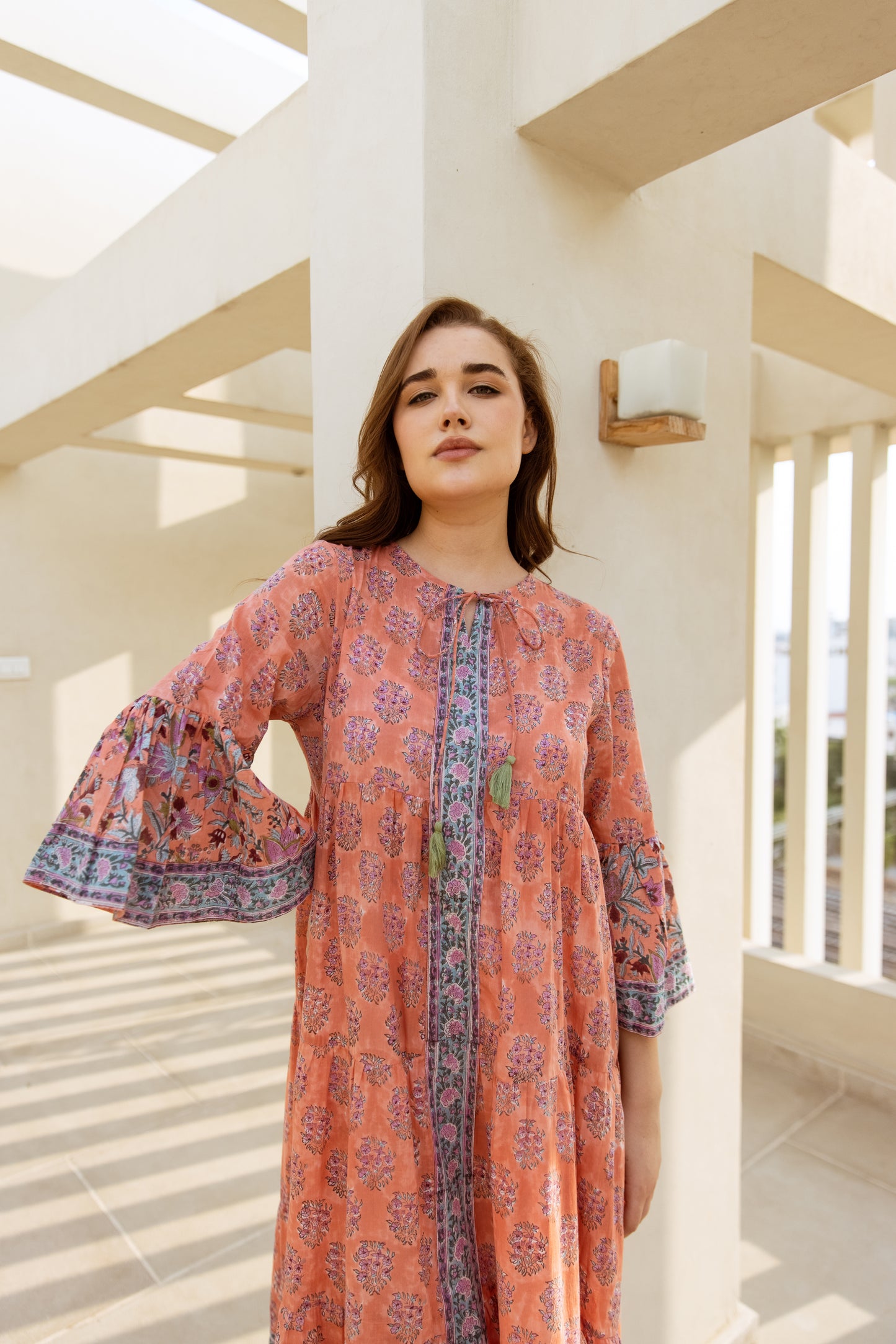 Sorti Tier Ruffle Dress