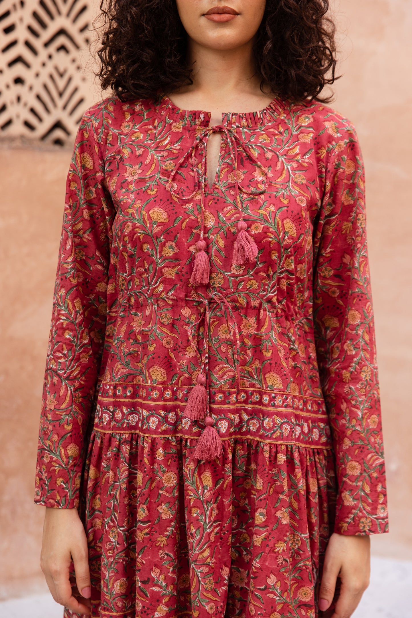 Naiem Tier Ruffle Dress