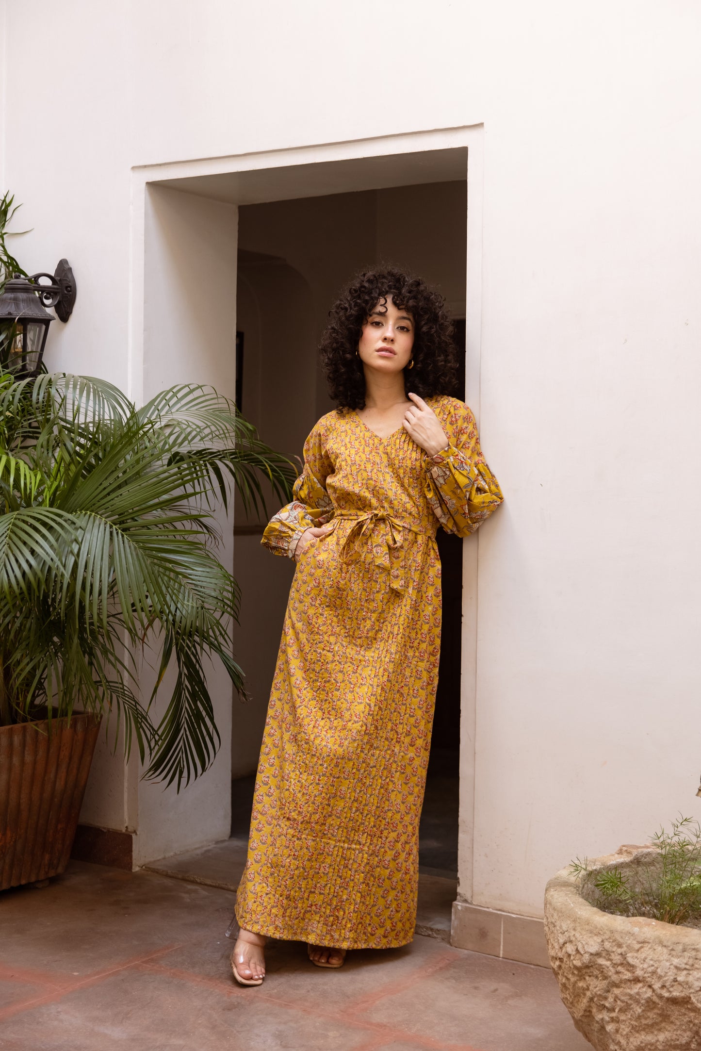 Georgia Pintuck Dress10