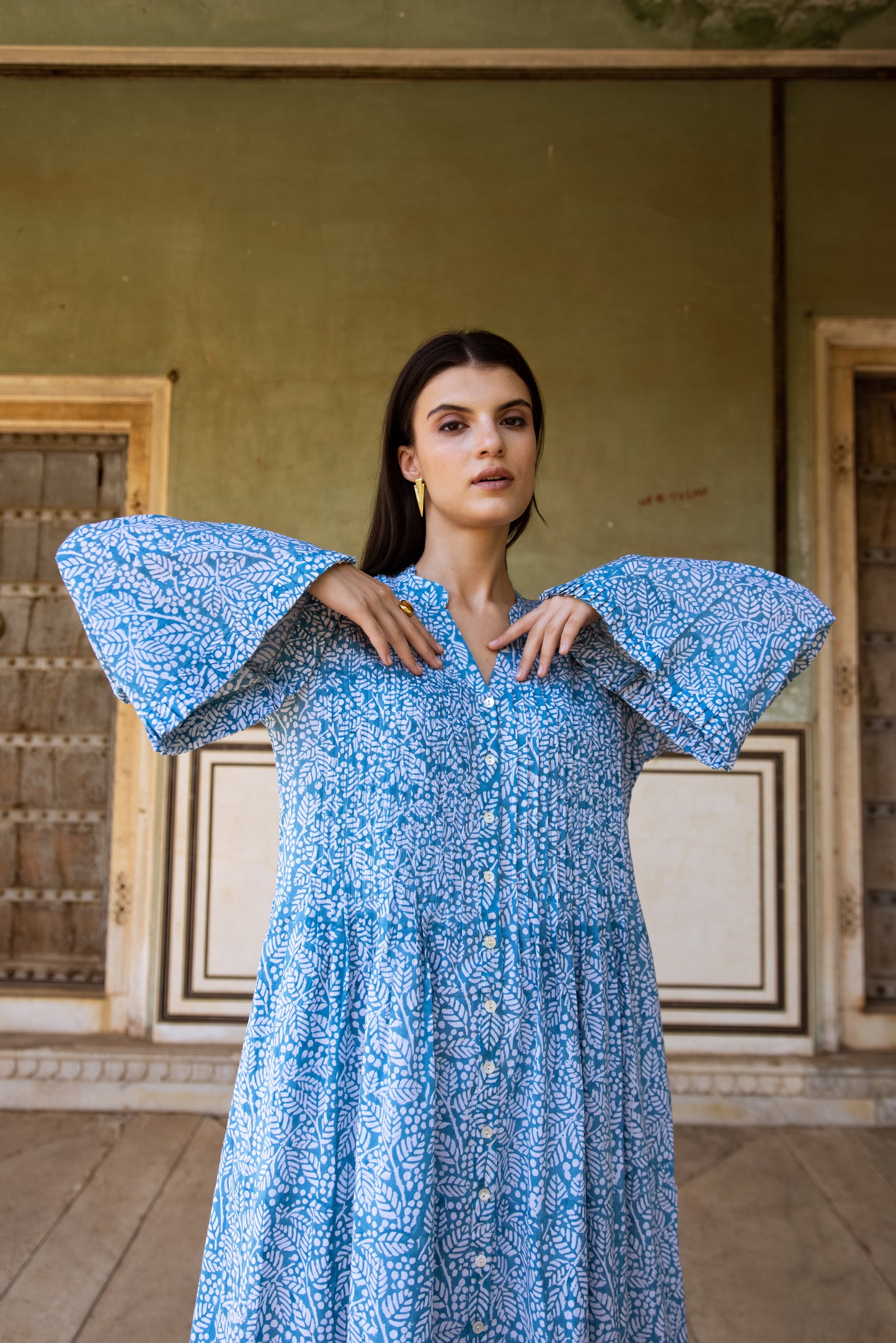 Ghana Pintuck Dress