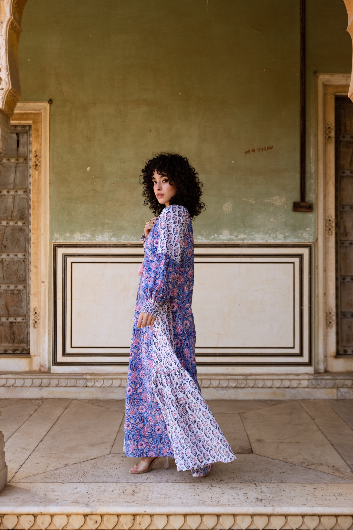 Kanak Tier Ruffle Dress