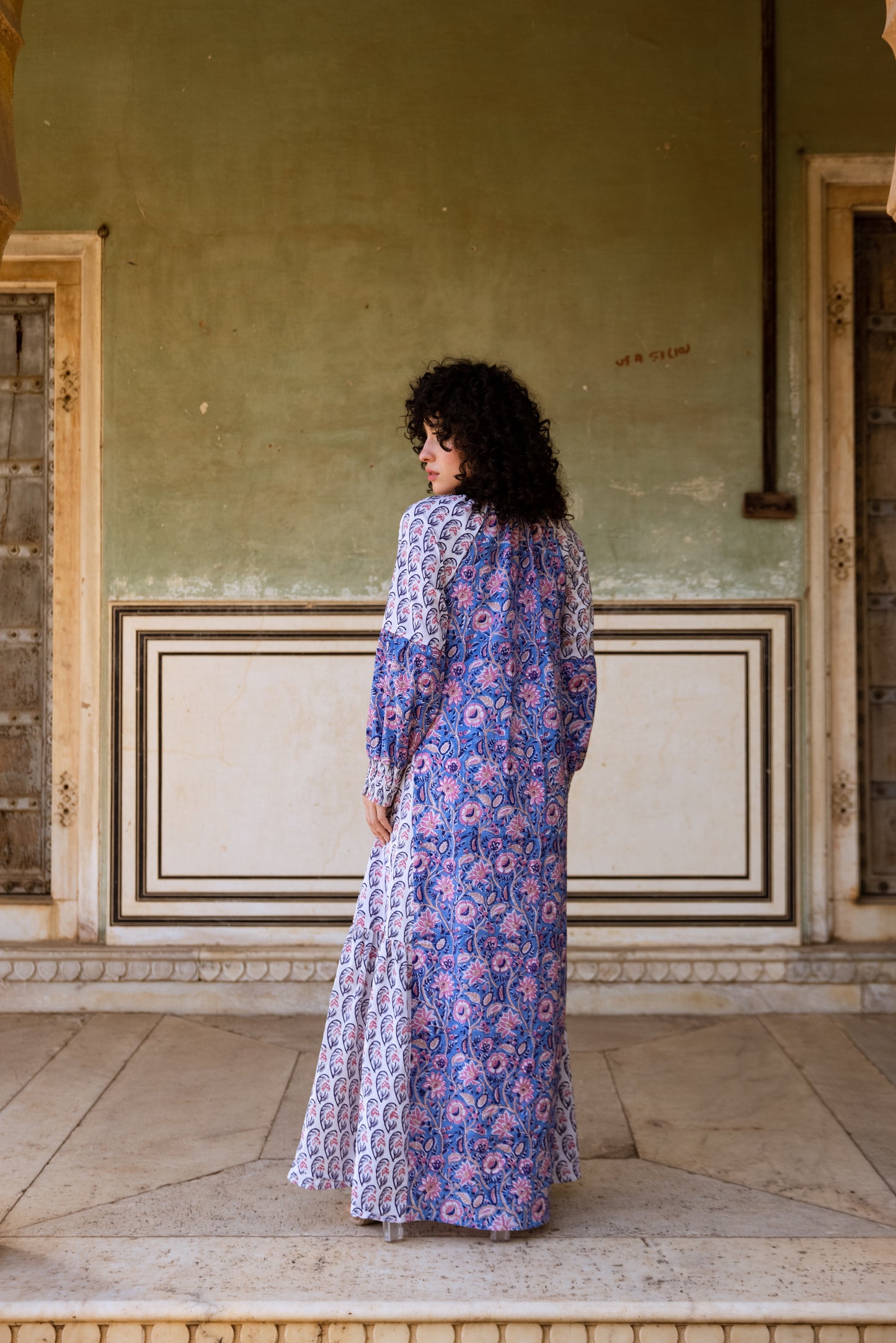 Kanak Tier Ruffle Dress