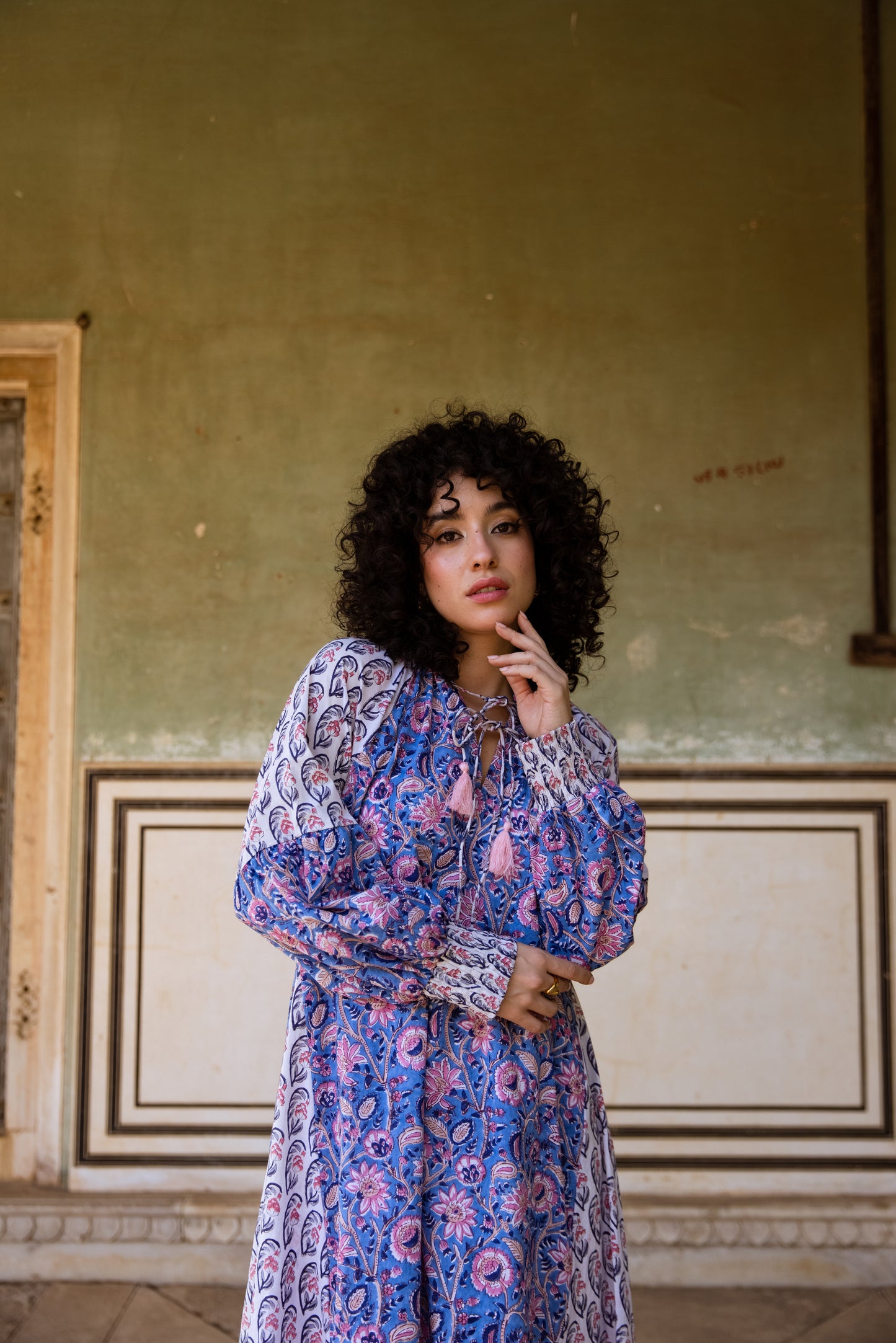 Kanak Tier Ruffle Dress