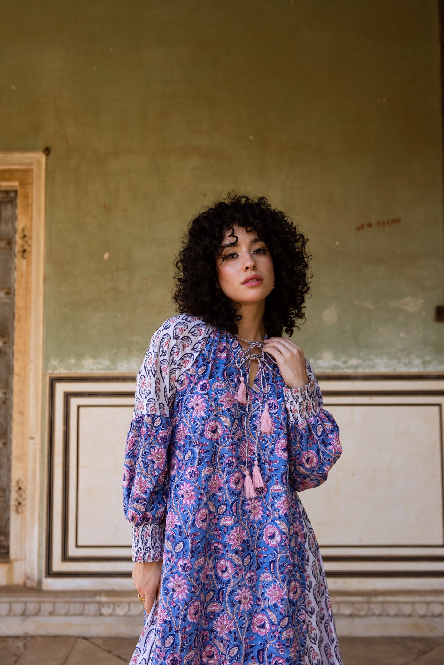 Kanak Tier Ruffle Dress