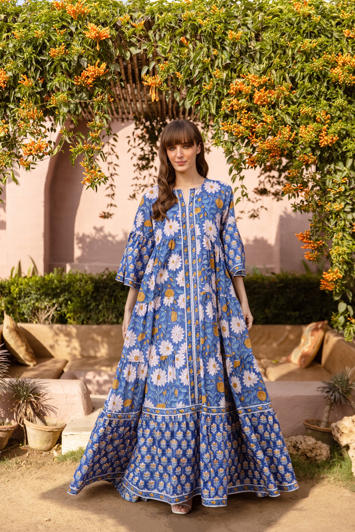 Amalfi Tier Ruffle Dress