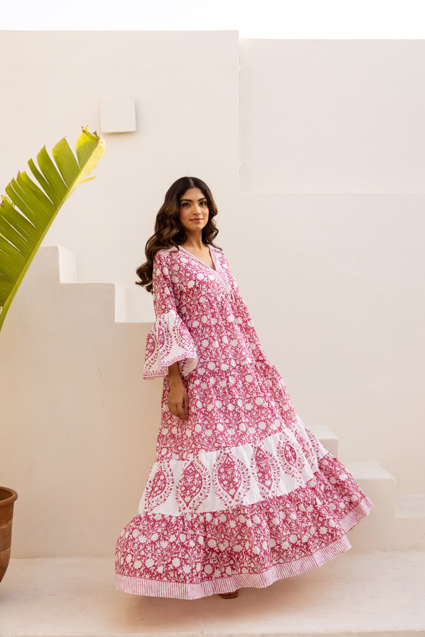 Amika Tier Ruffle Dress