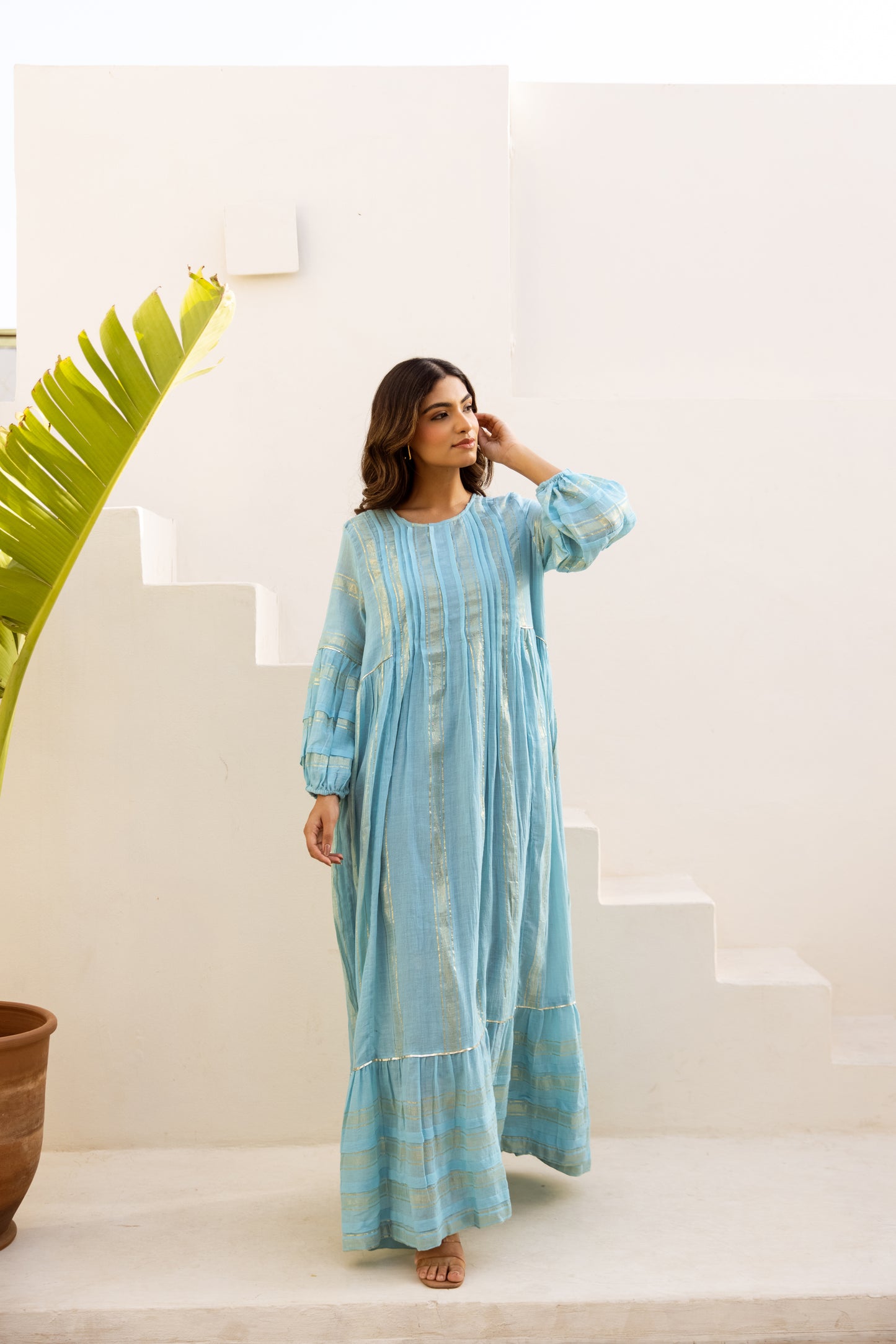 Oceano Tier Ruffle Dress