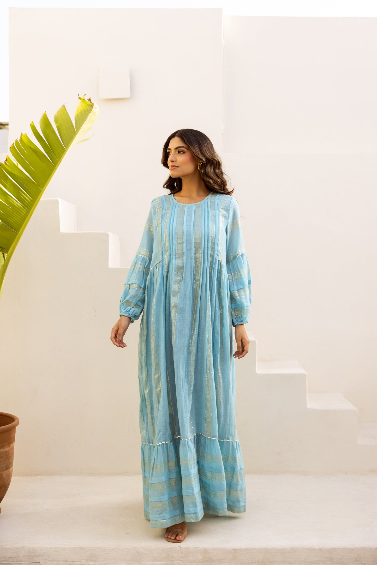 Oceano Tier Ruffle Dress