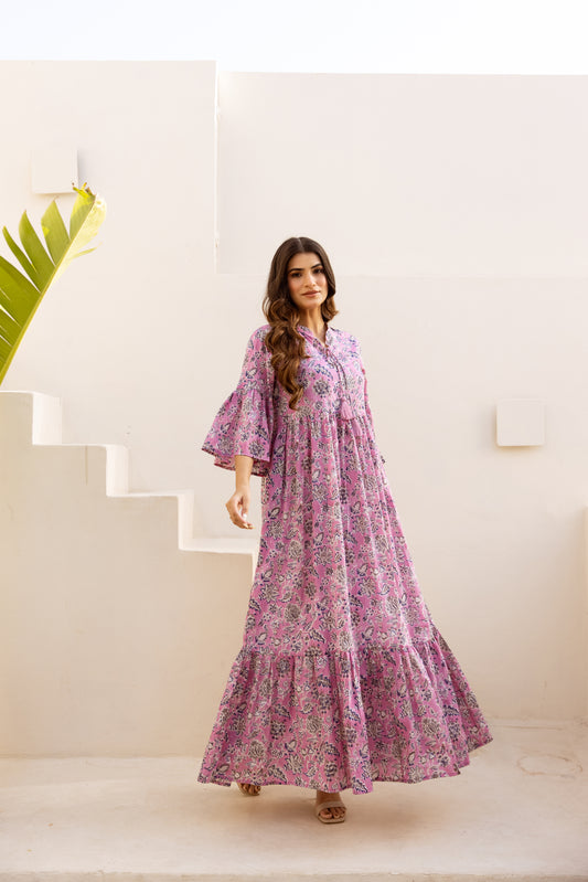 Rita tier Ruffle Dress