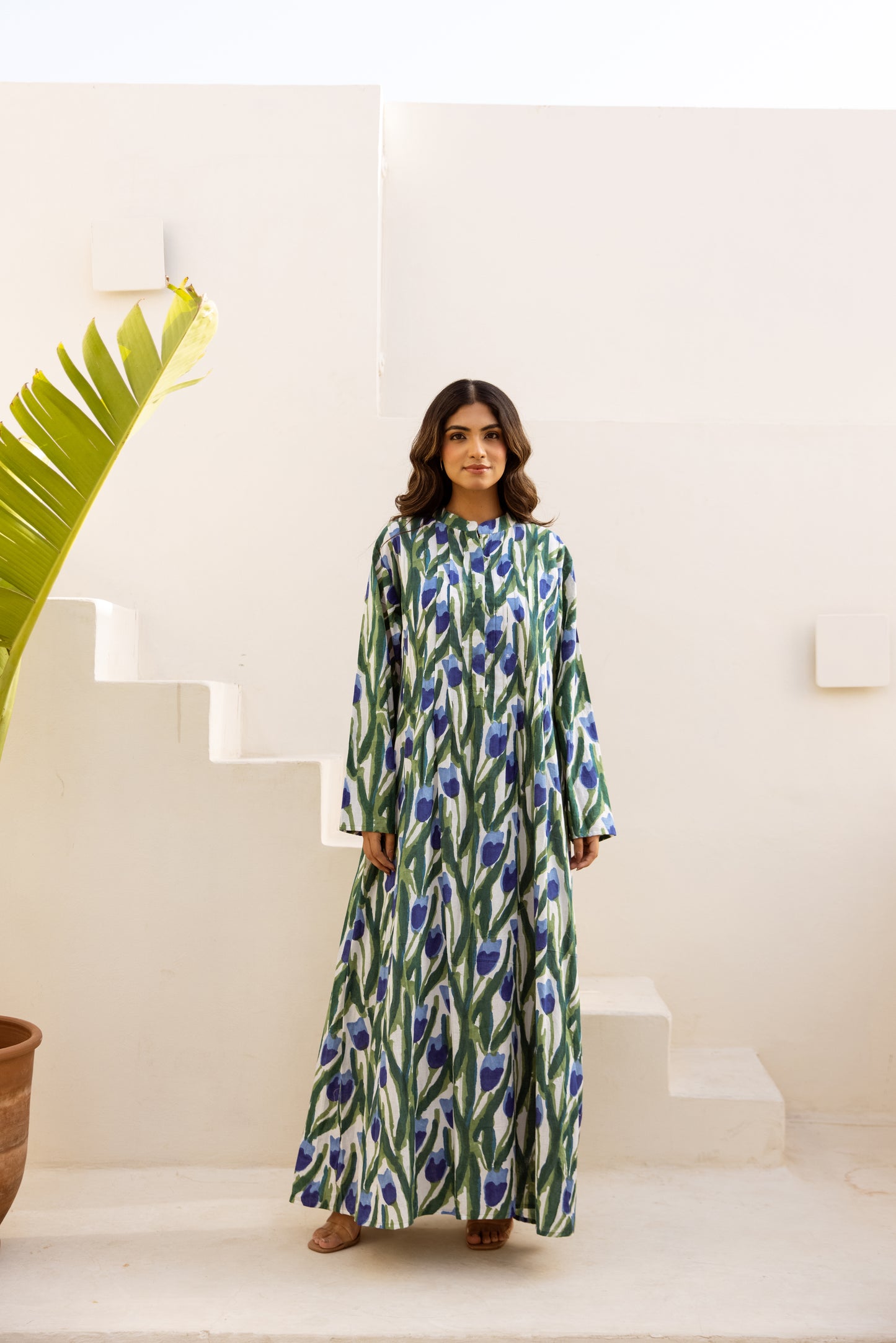 Kailasa Pintuck Dress
