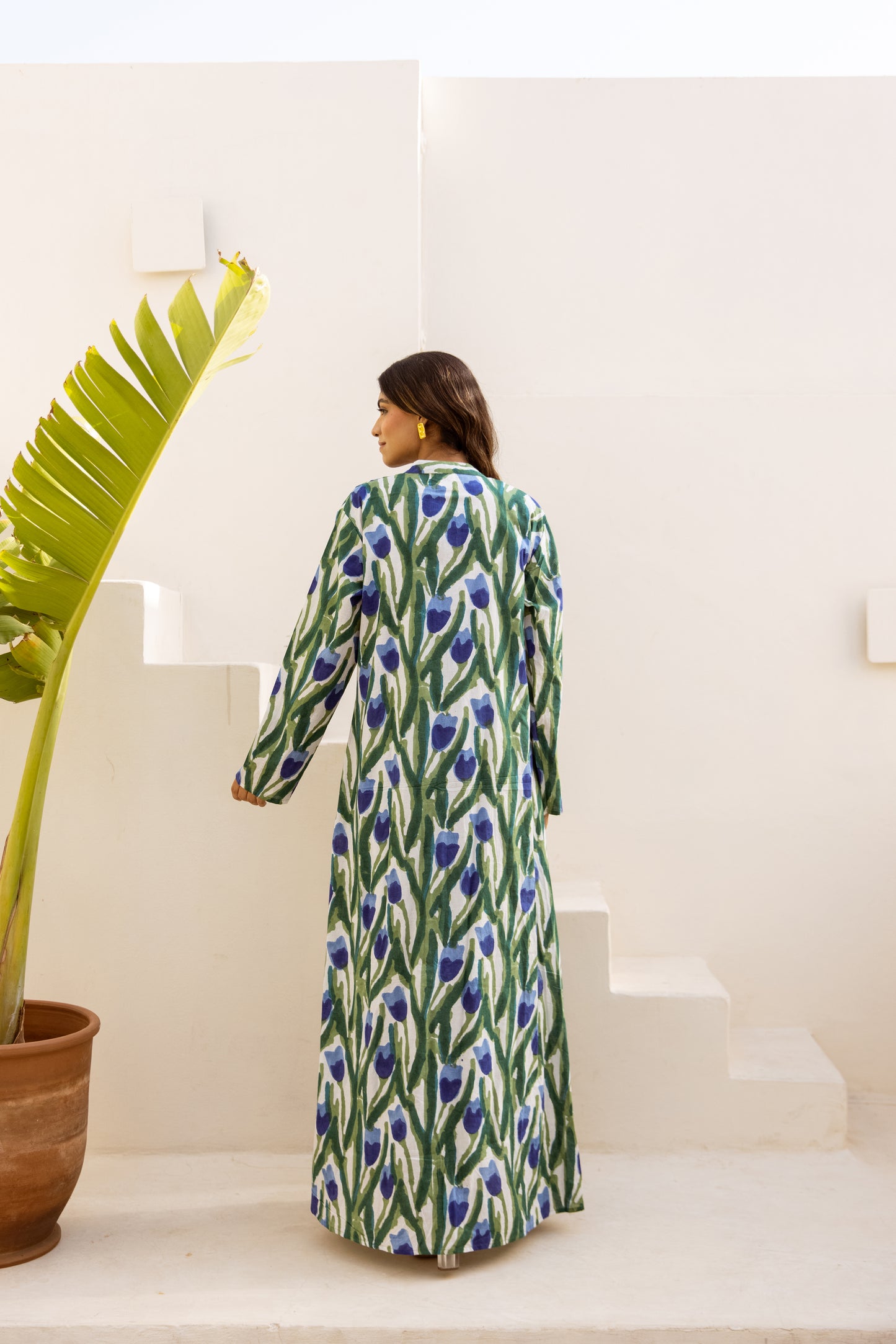 Kailasa Pintuck Dress