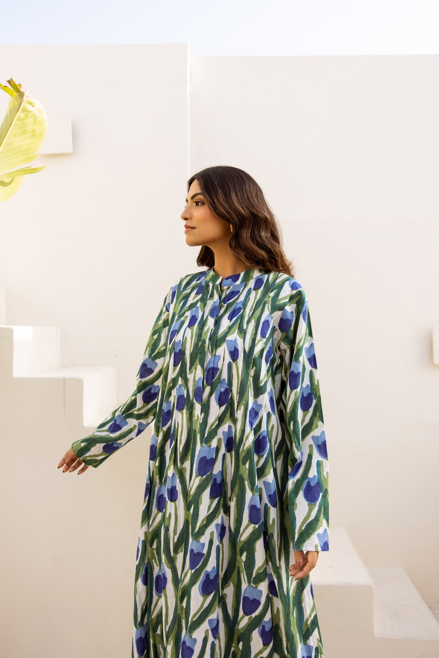 Kailasa Pintuck Dress