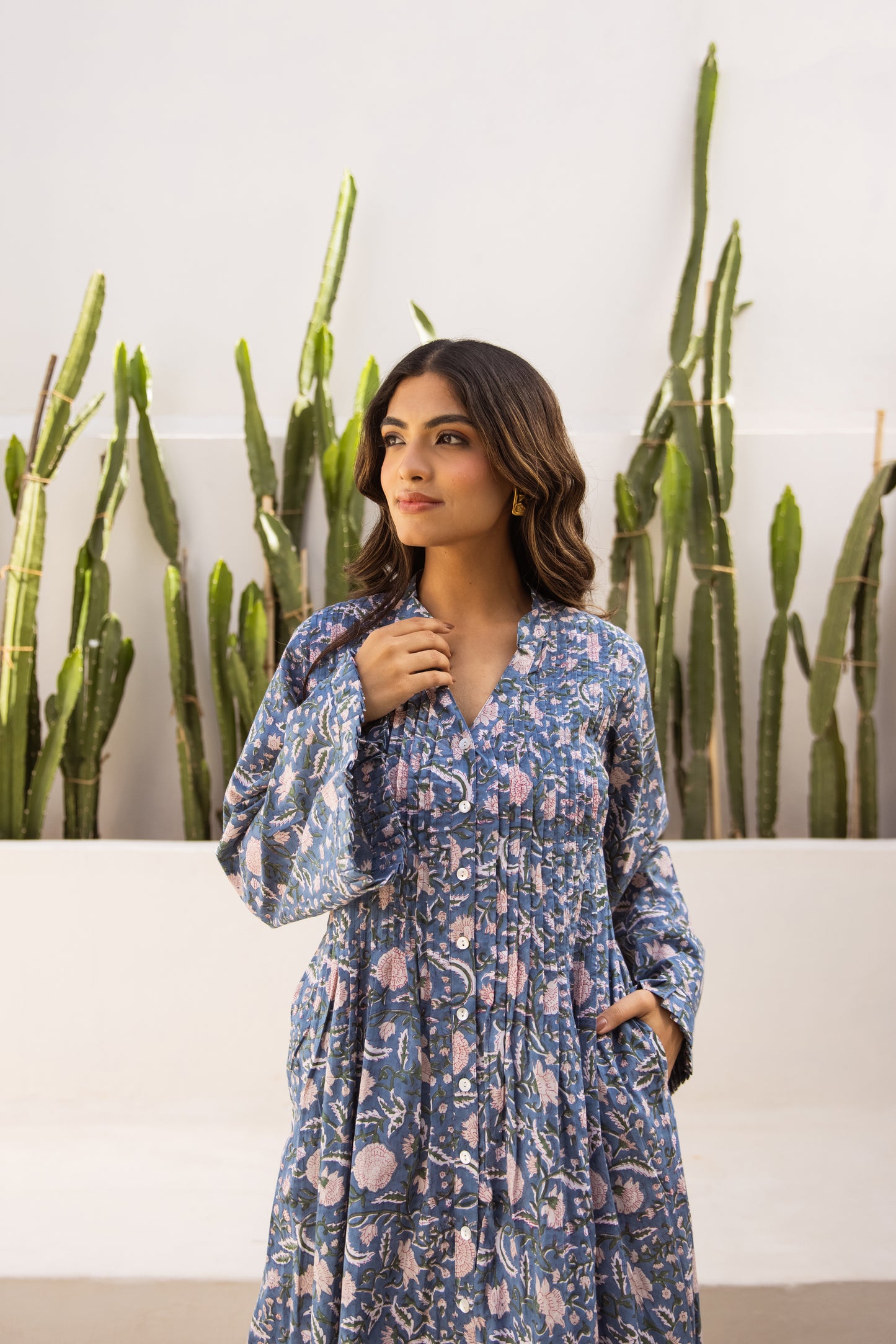 Ameera Pintuck Dress
