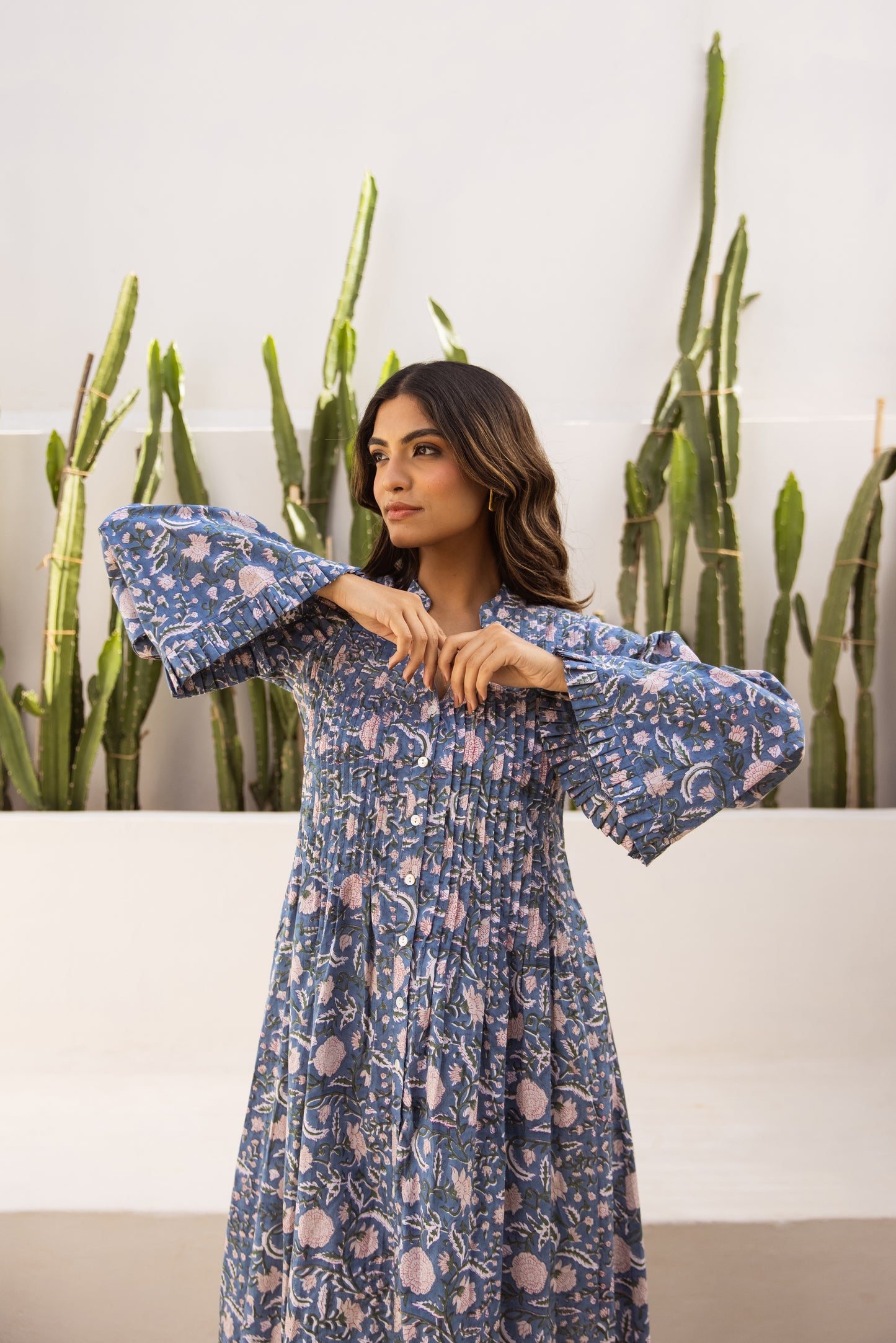 Ameera Pintuck Dress