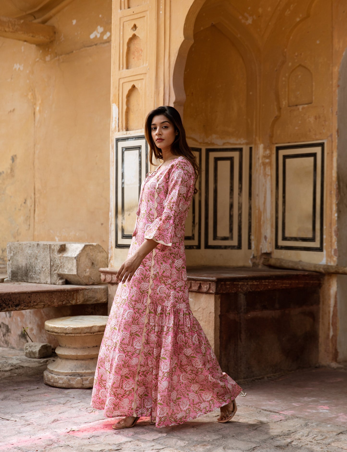 Rai Tier Ruffle Dress