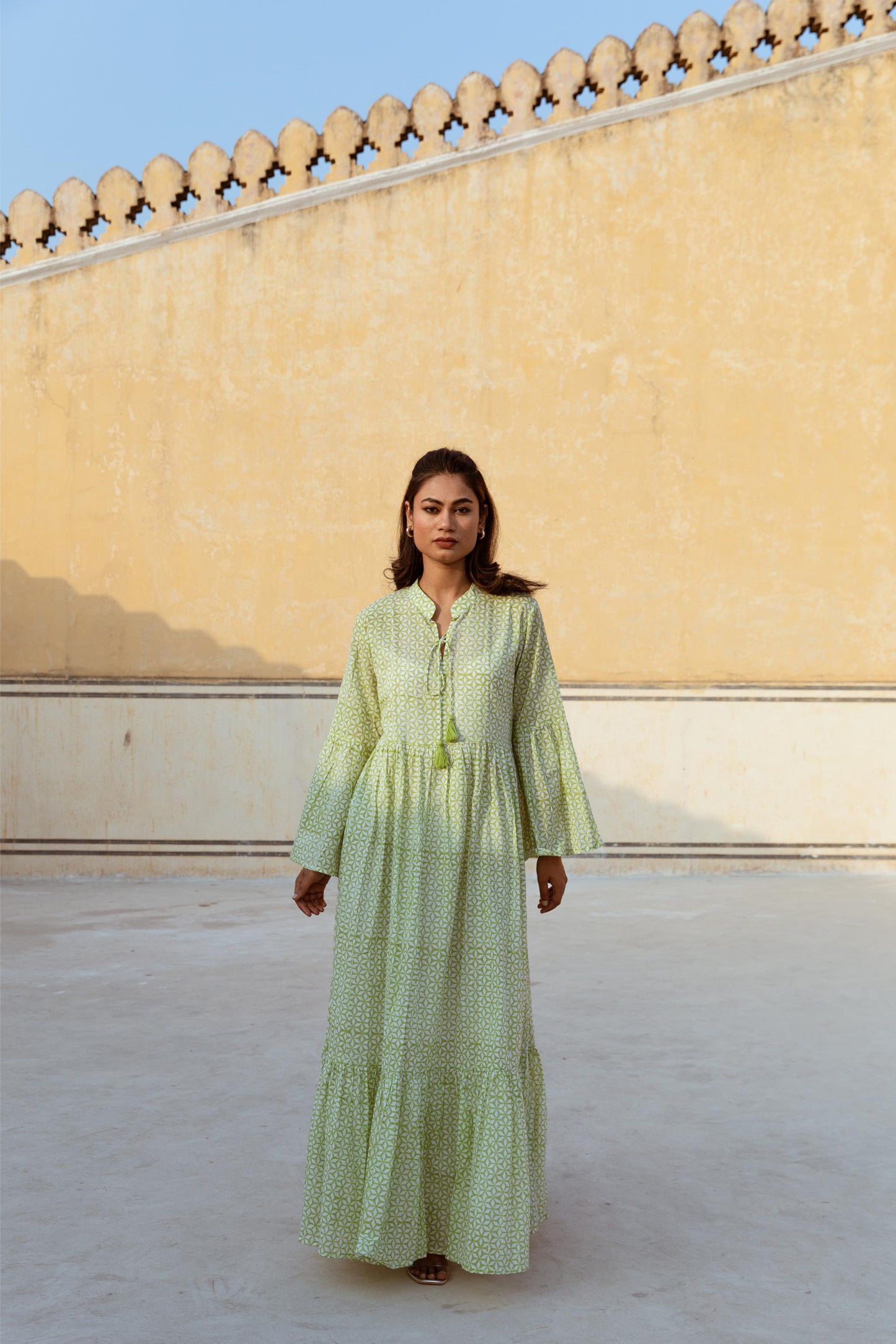 Kayah Tier Ruffle Dress