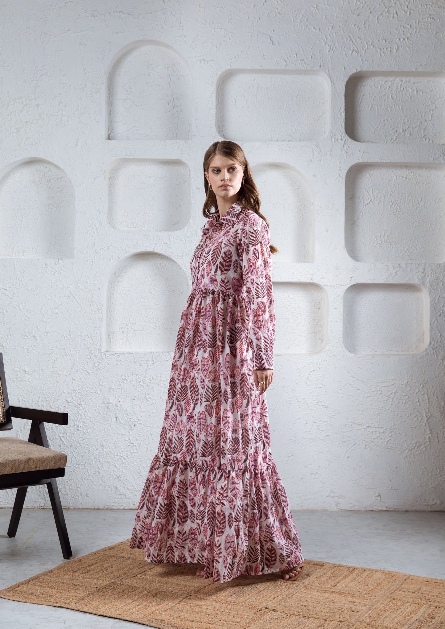 Kesar Tier Ruffle Dress