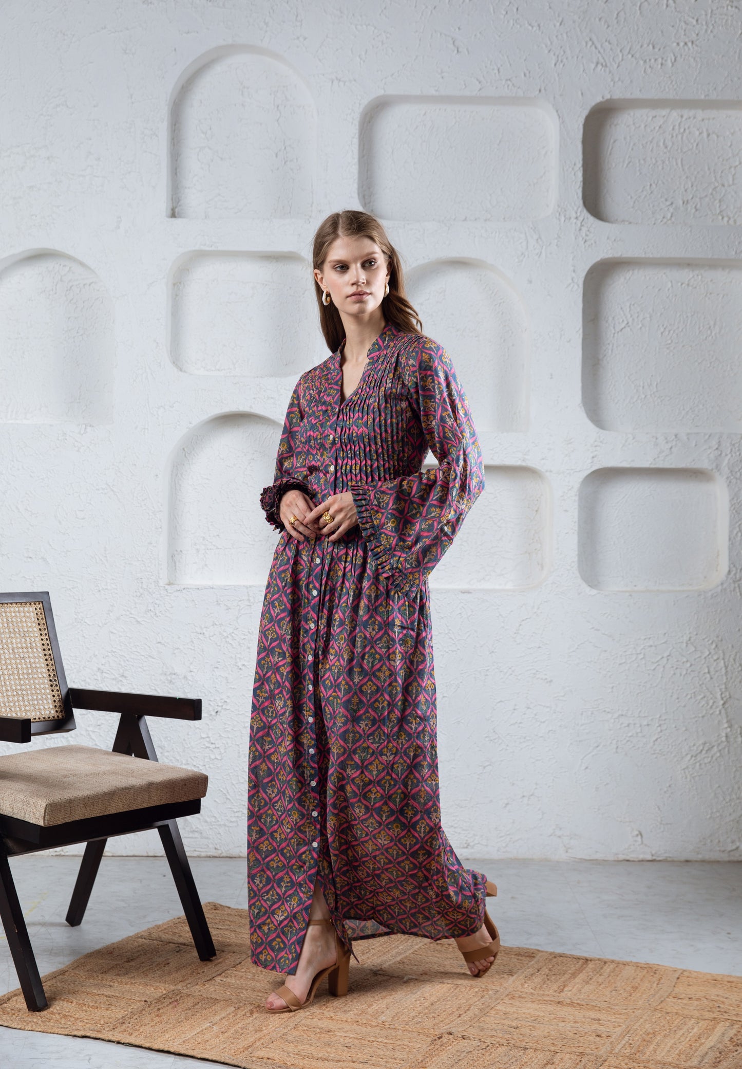 Umayah Pintuck Dress