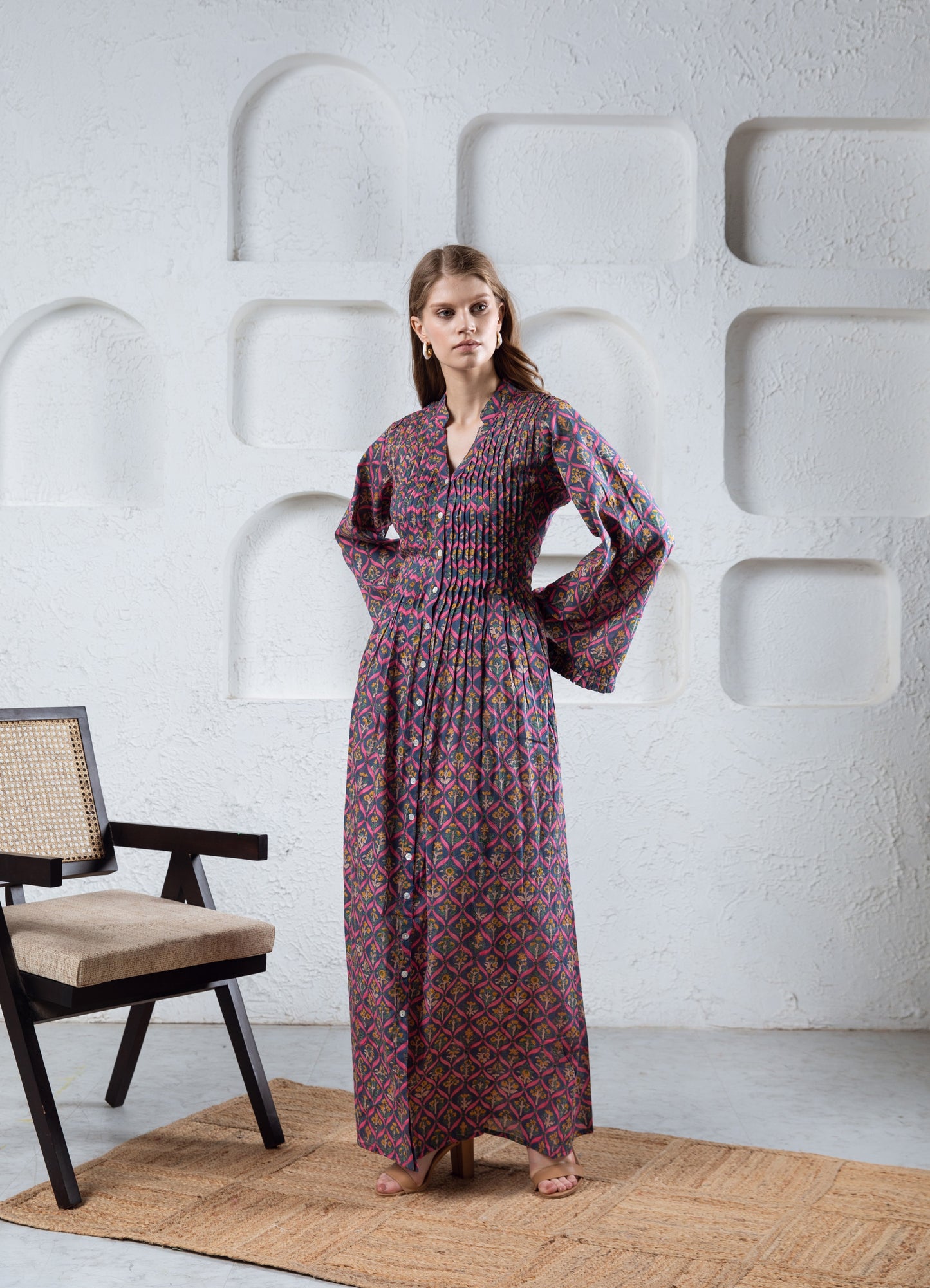 Umayah Pintuck Dress