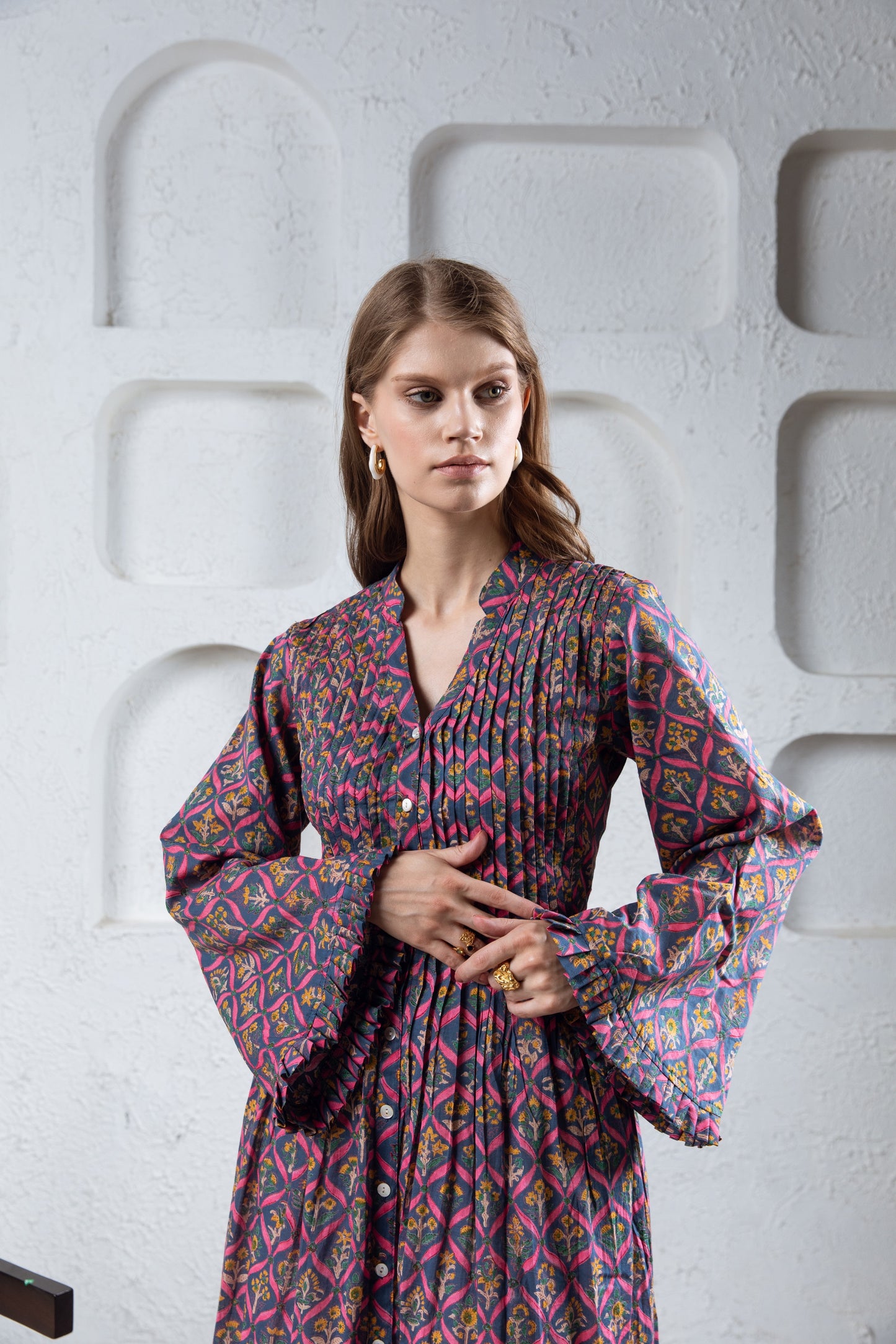 Umayah Pintuck Dress