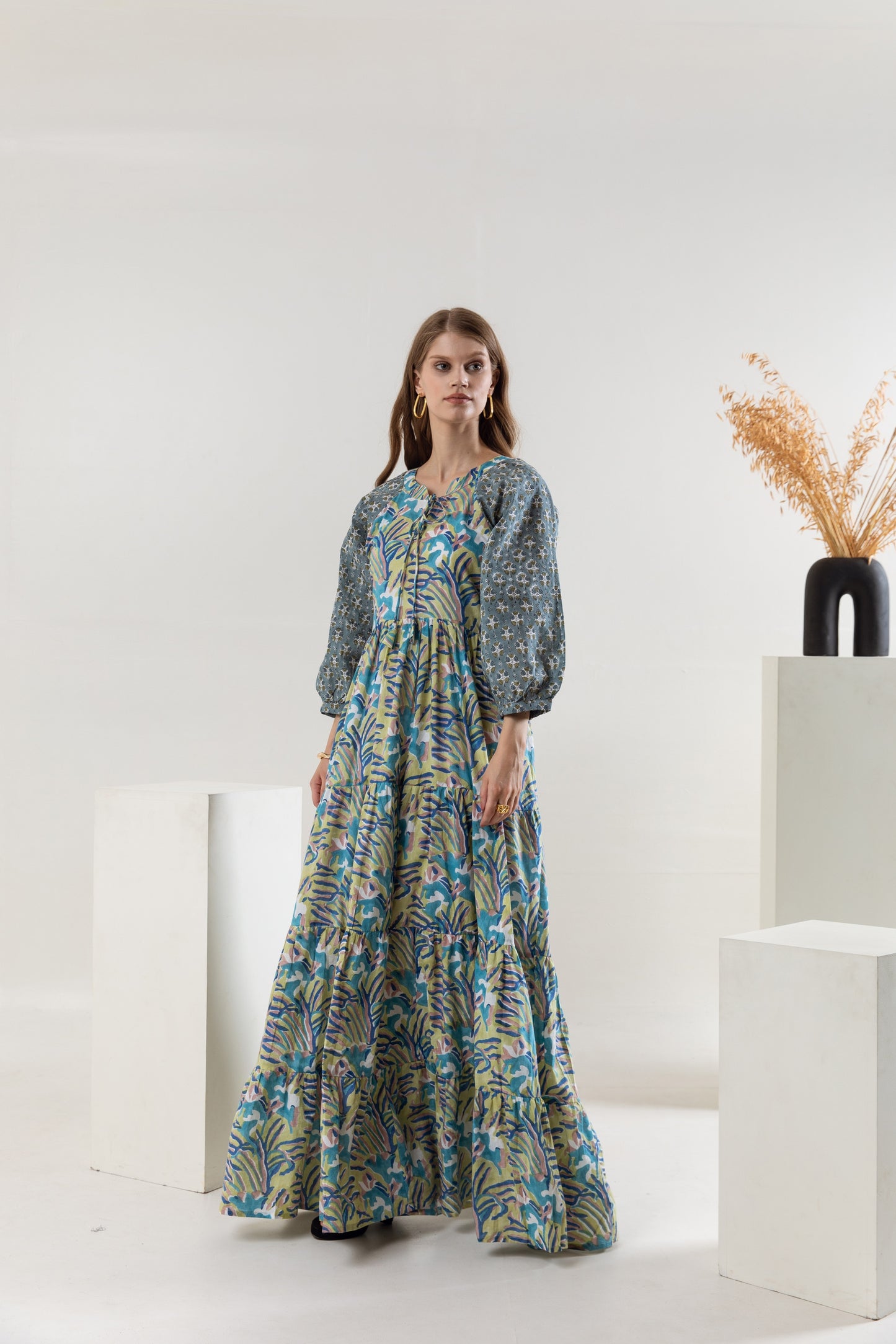 Kayne Tier Ruffle Dress