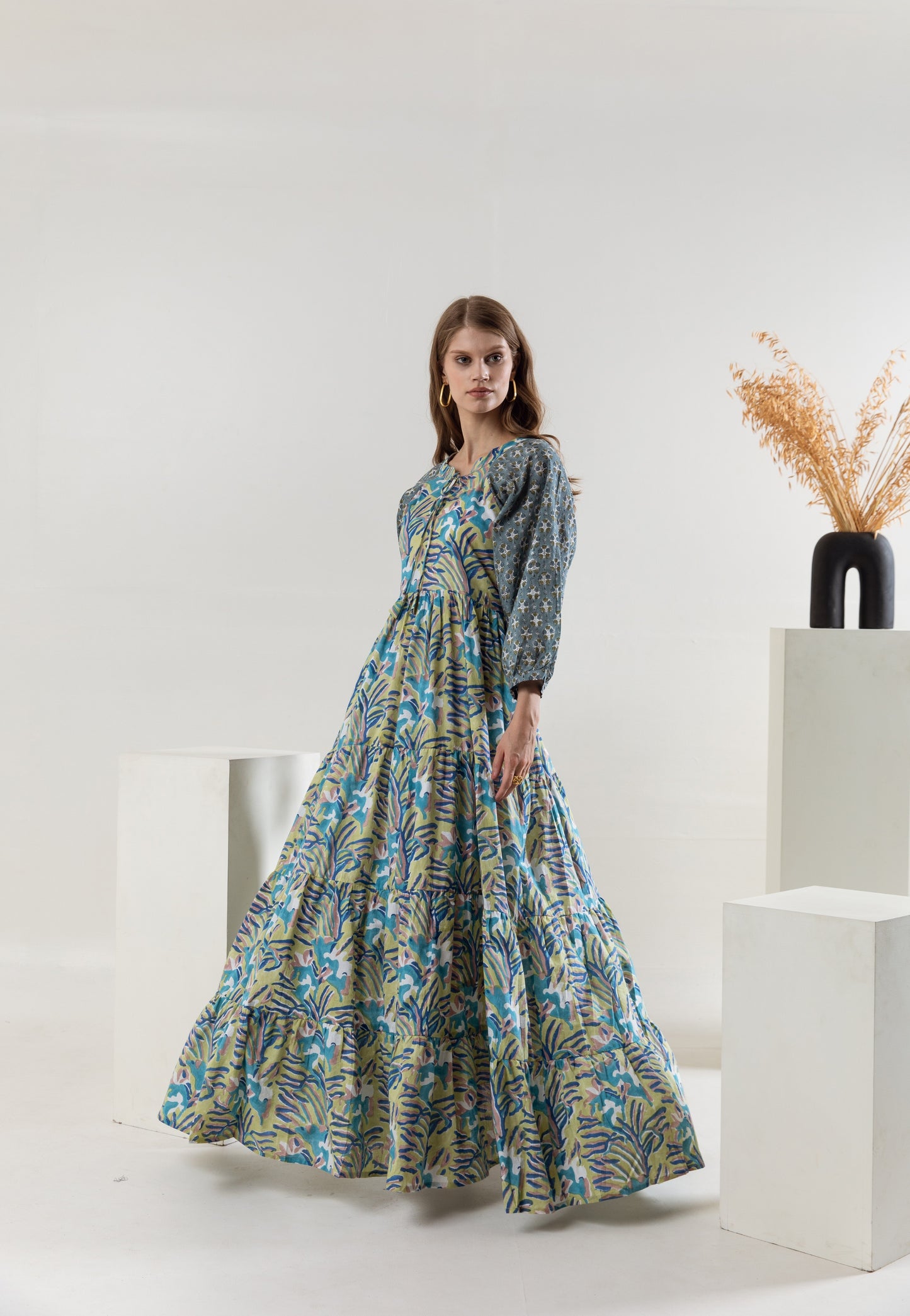 Kayne Tier Ruffle Dress