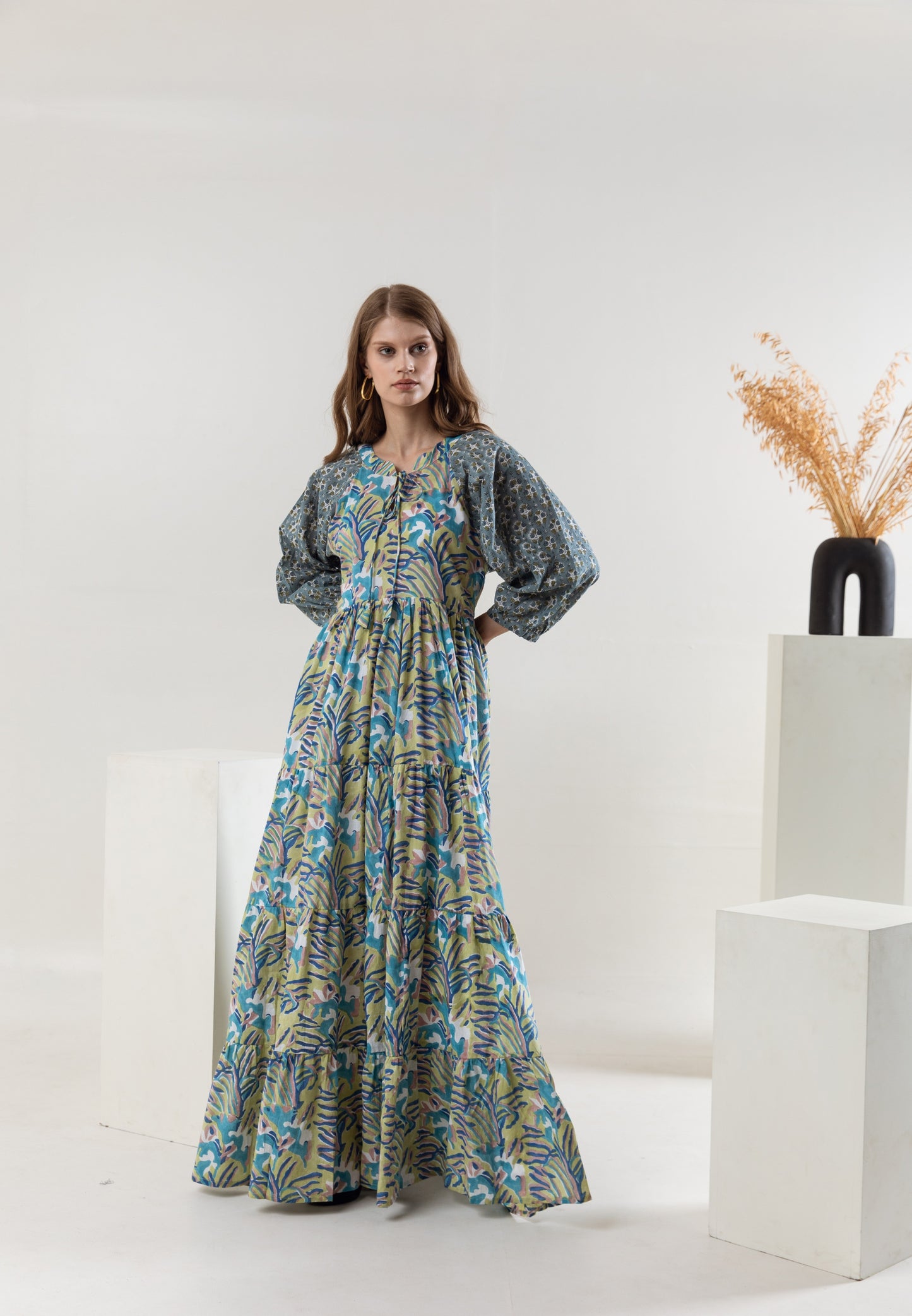 Kayne Tier Ruffle Dress