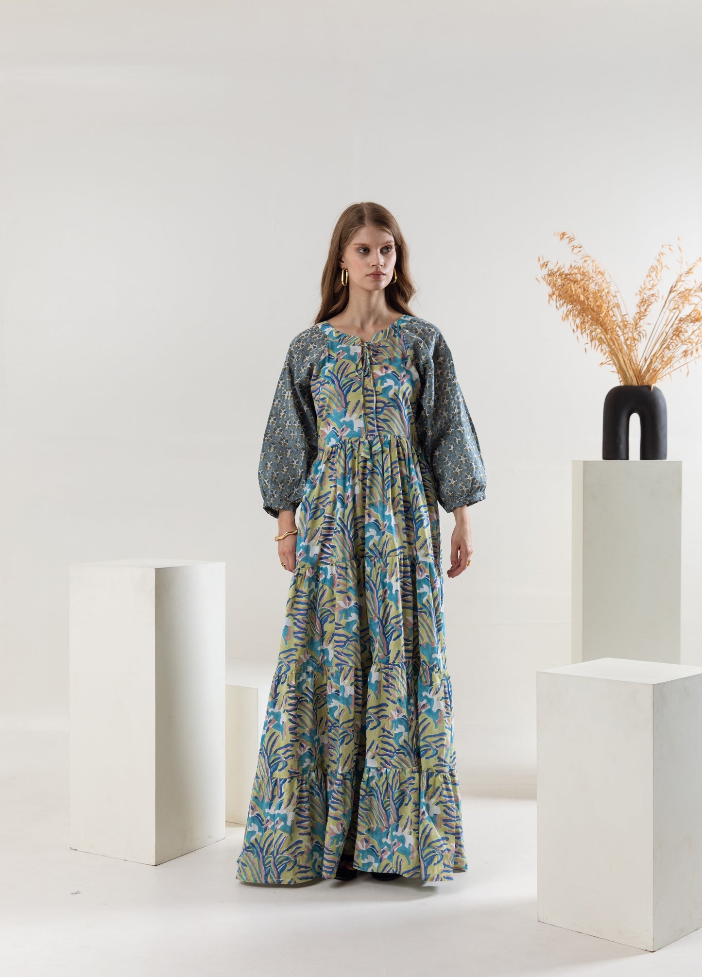 Kayne Tier Ruffle Dress