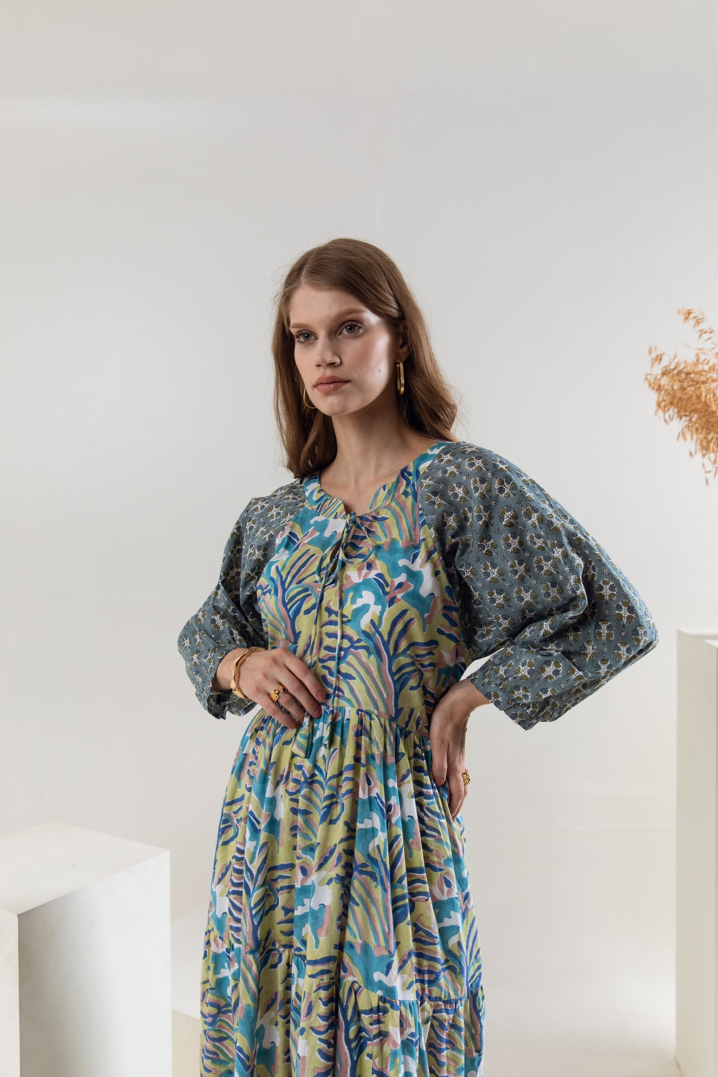 Kayne Tier Ruffle Dress