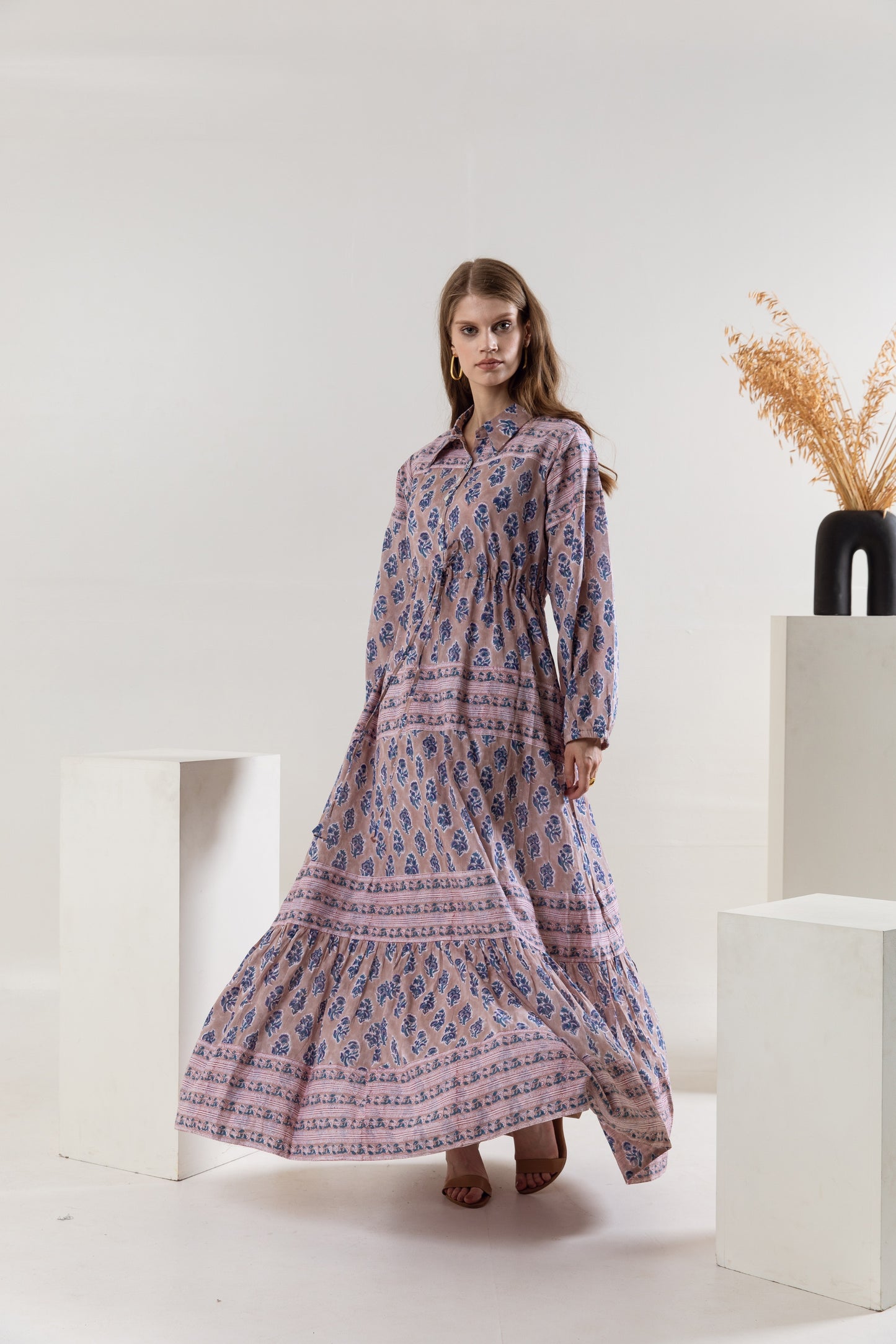 Tiberly Tier Ruffle Dress
