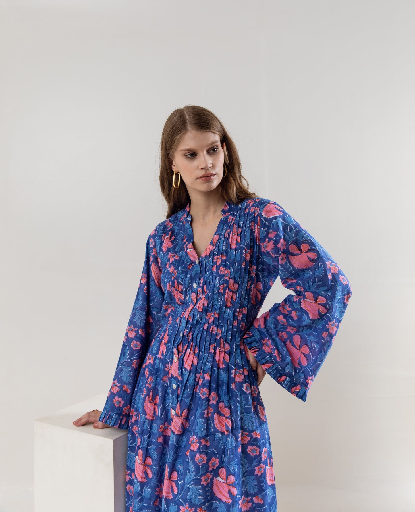Tahi Pintuck Dress