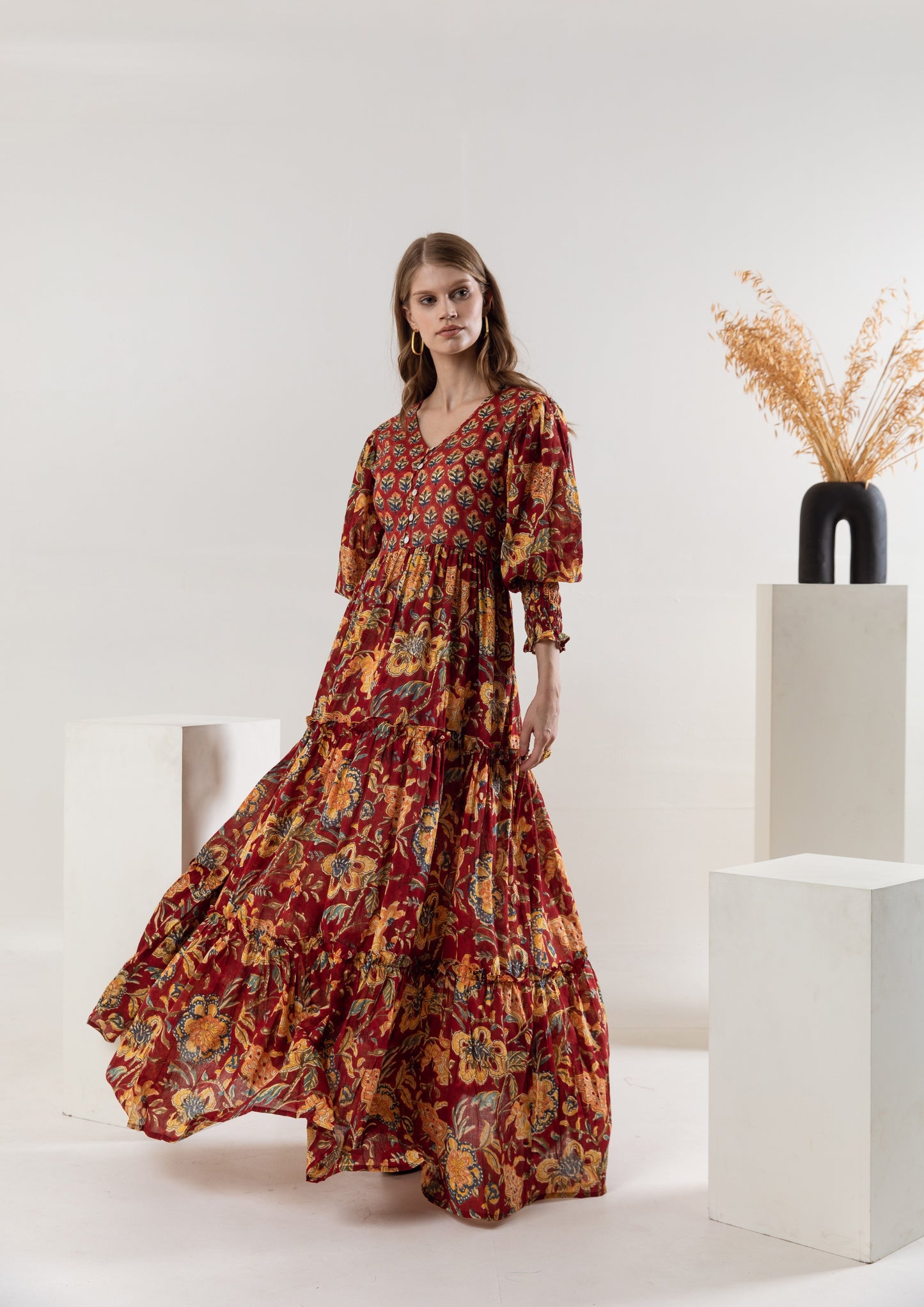Bianca Tier Ruffle Dress