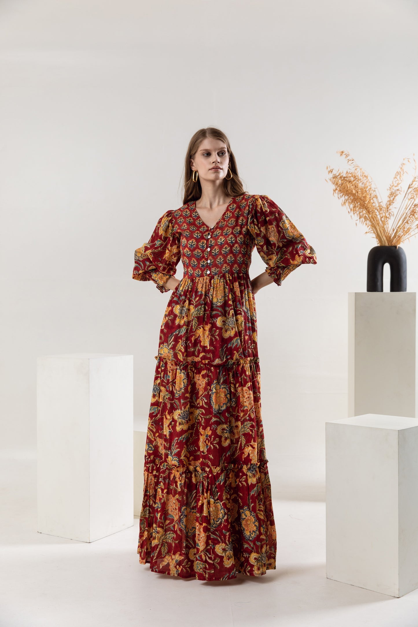 Bianca Tier Ruffle Dress